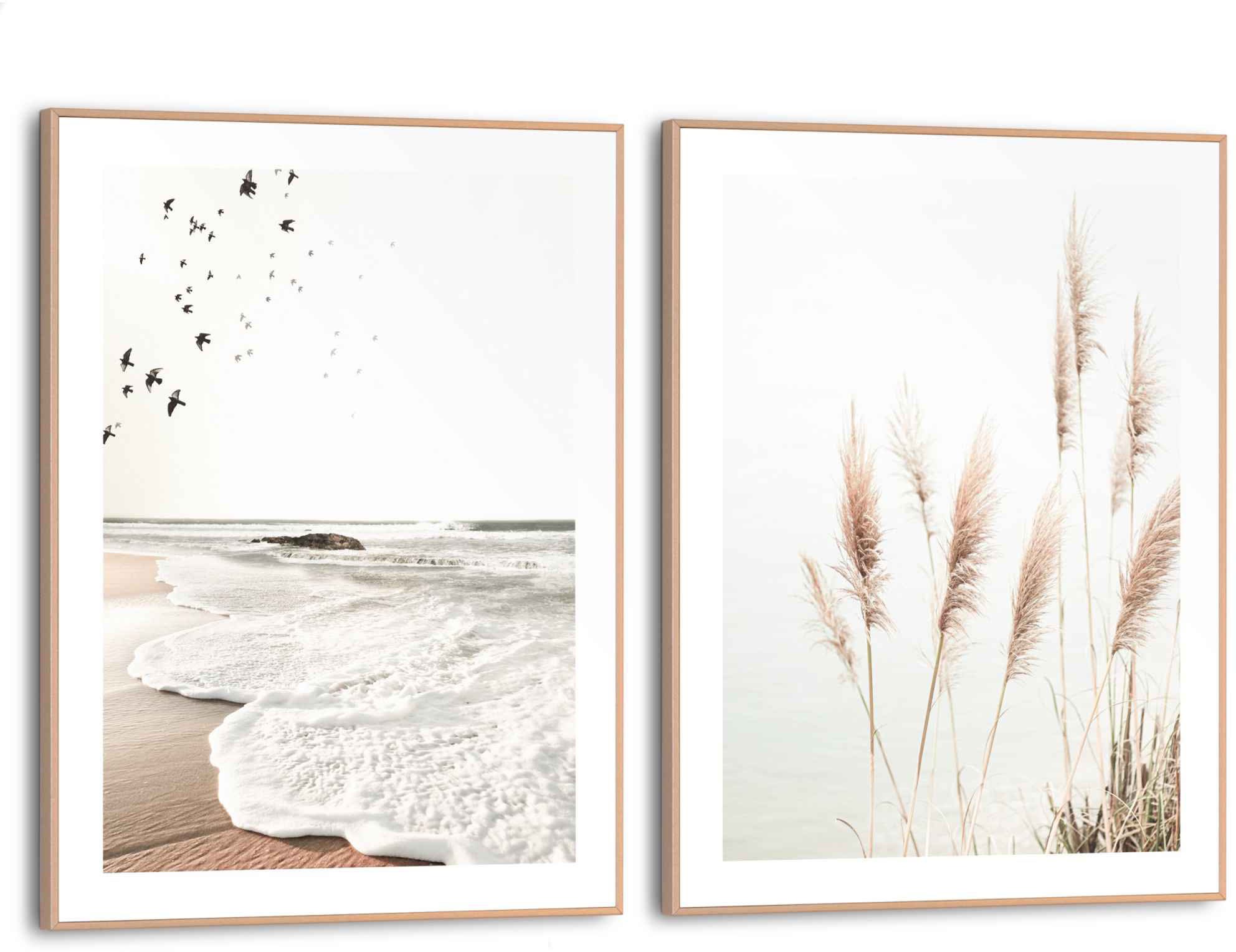 Image of Reinders! Wandbild »Strand Pampas - Mer - Dünen - Vögel«, (2 St.) bei Ackermann Versand Schweiz
