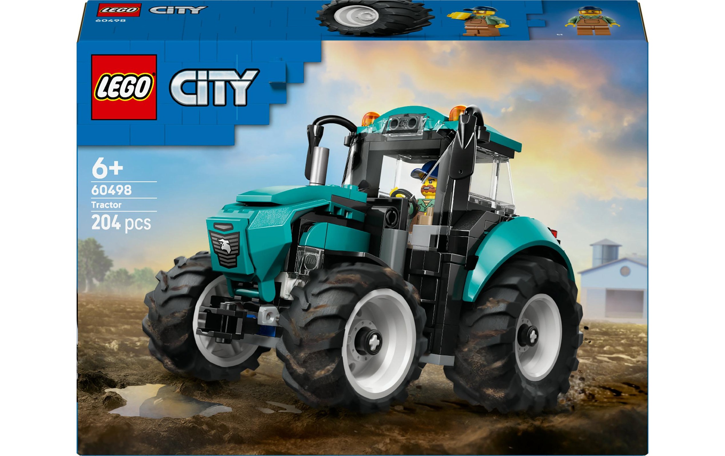 Image of Konstruktionsspielsteine "City Traktor 60498" Kategorie: Fahrzeug