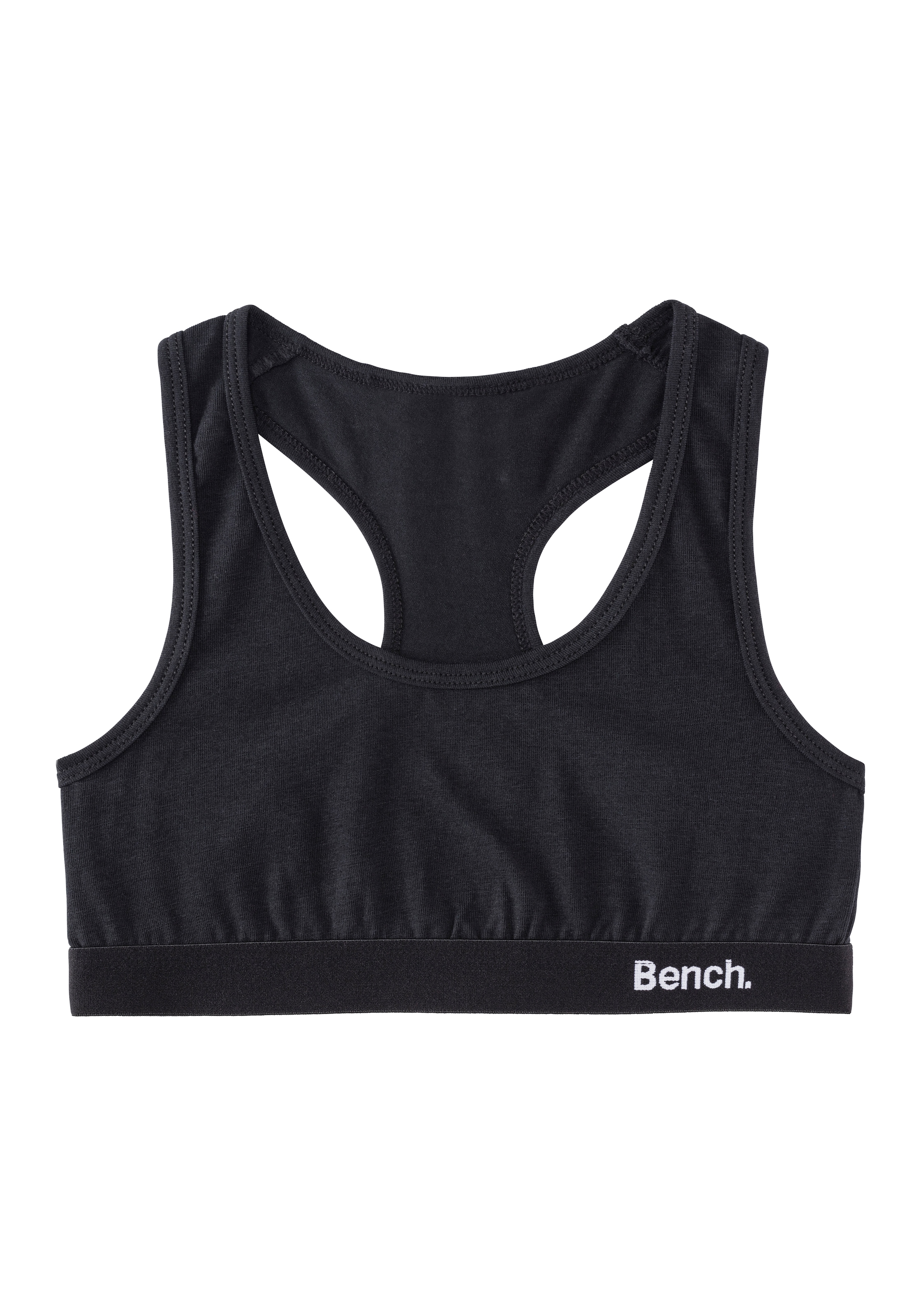 Bench. Bustier, im sportlichen Look mit Ringerrücken