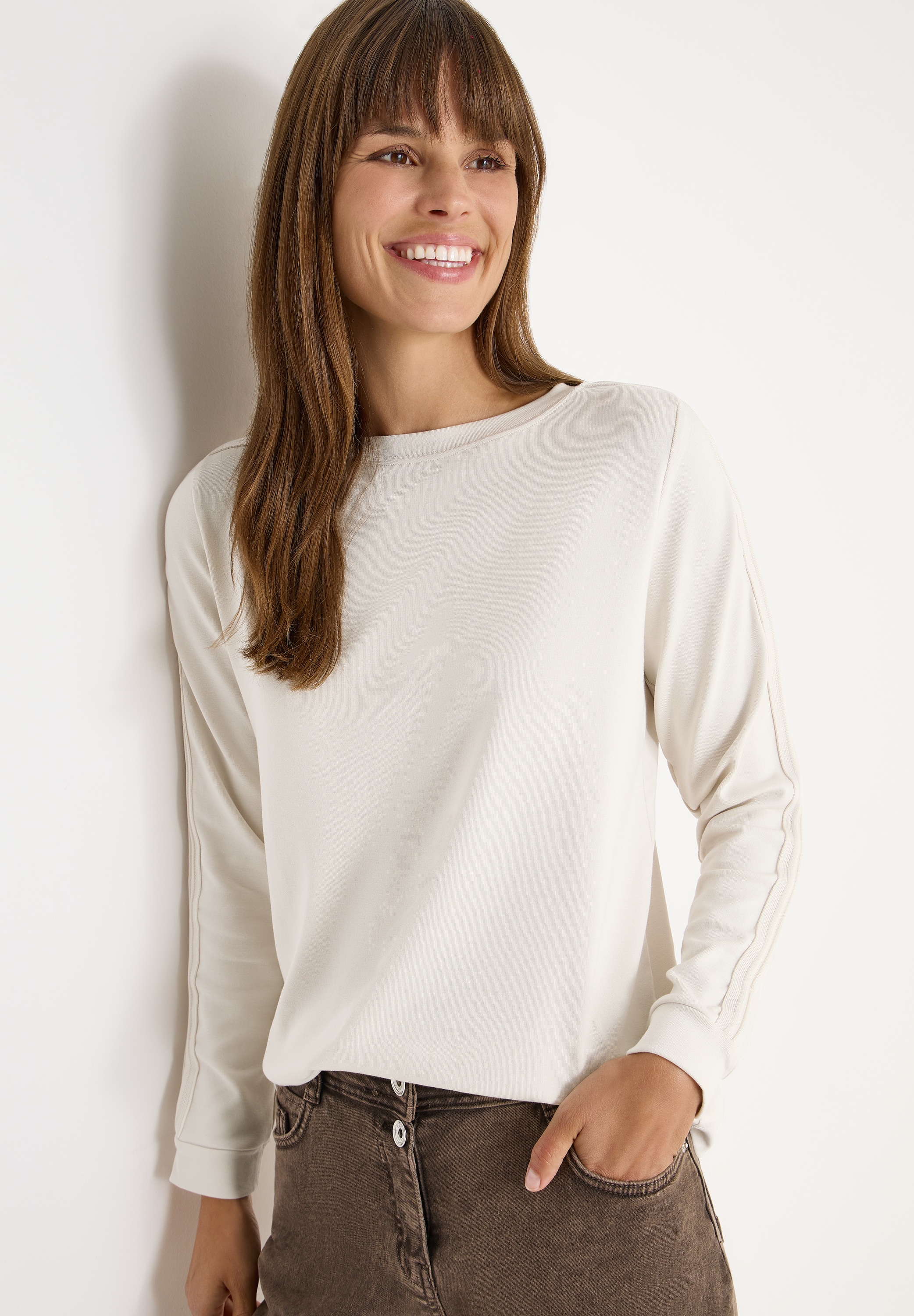 Image of Cecil Langarmshirt mit Gallonstreifen