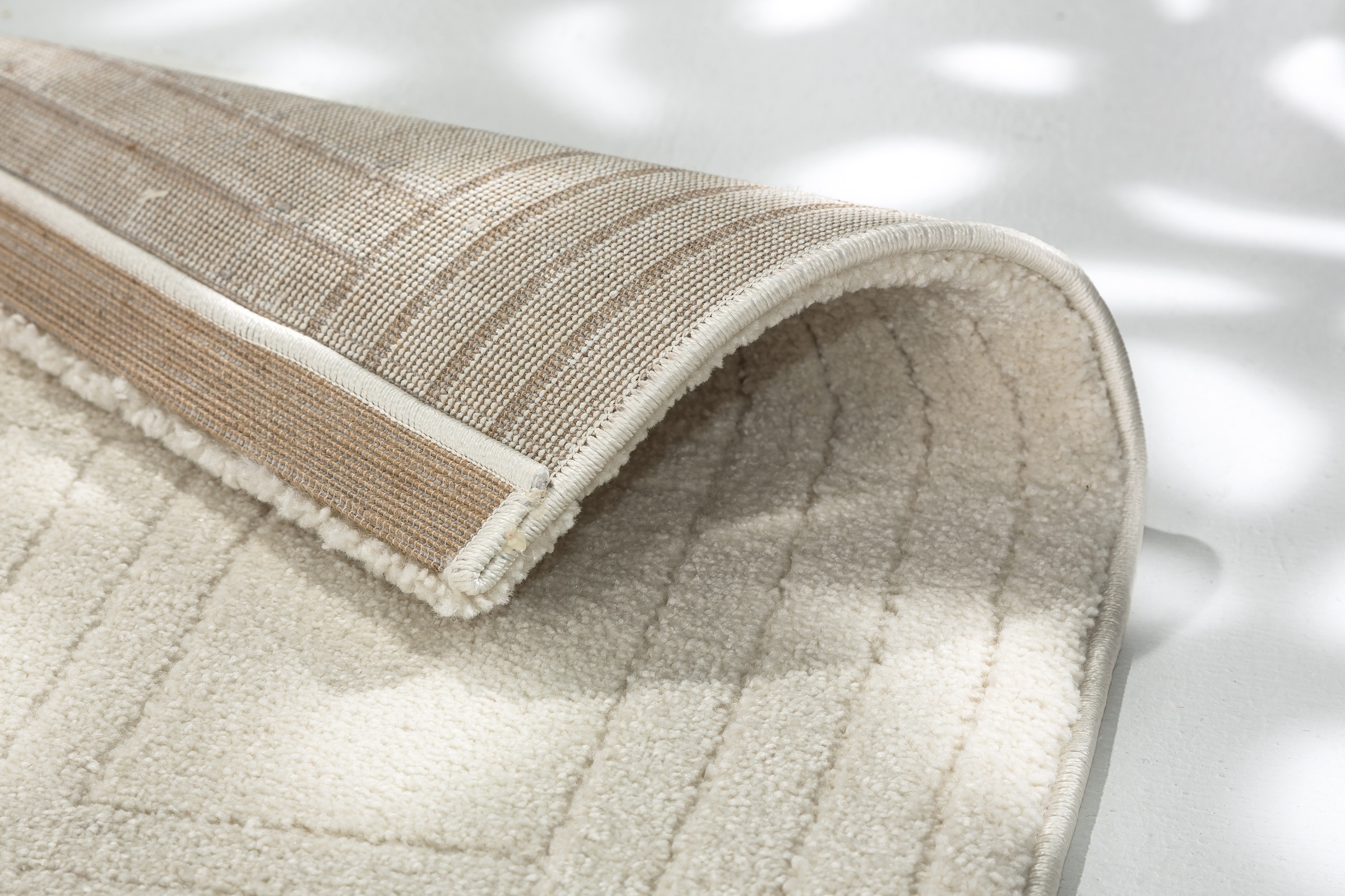 SCHÖNER WOHNEN-Kollektion Teppich »Pure 6317-242«, rechteckig, 22 mm Höhe, Kurzflor, Hoch Tief Struktur, Wohnzimmer, Schöner Wohnen Kollektion