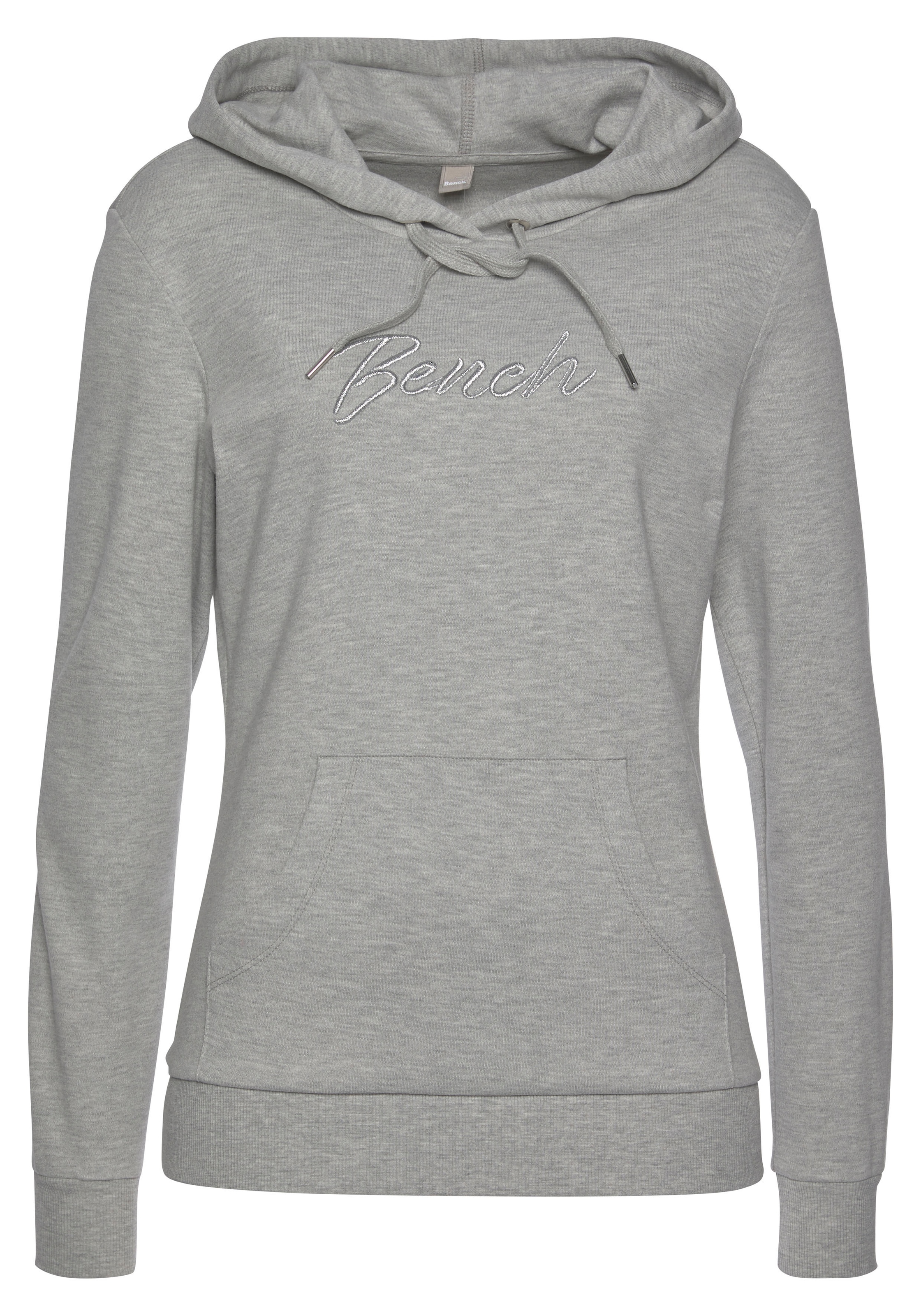 Bench. Loungewear Kapuzensweatshirt, mit glänzender Logostickerei, Loungeanzug, Hoodie