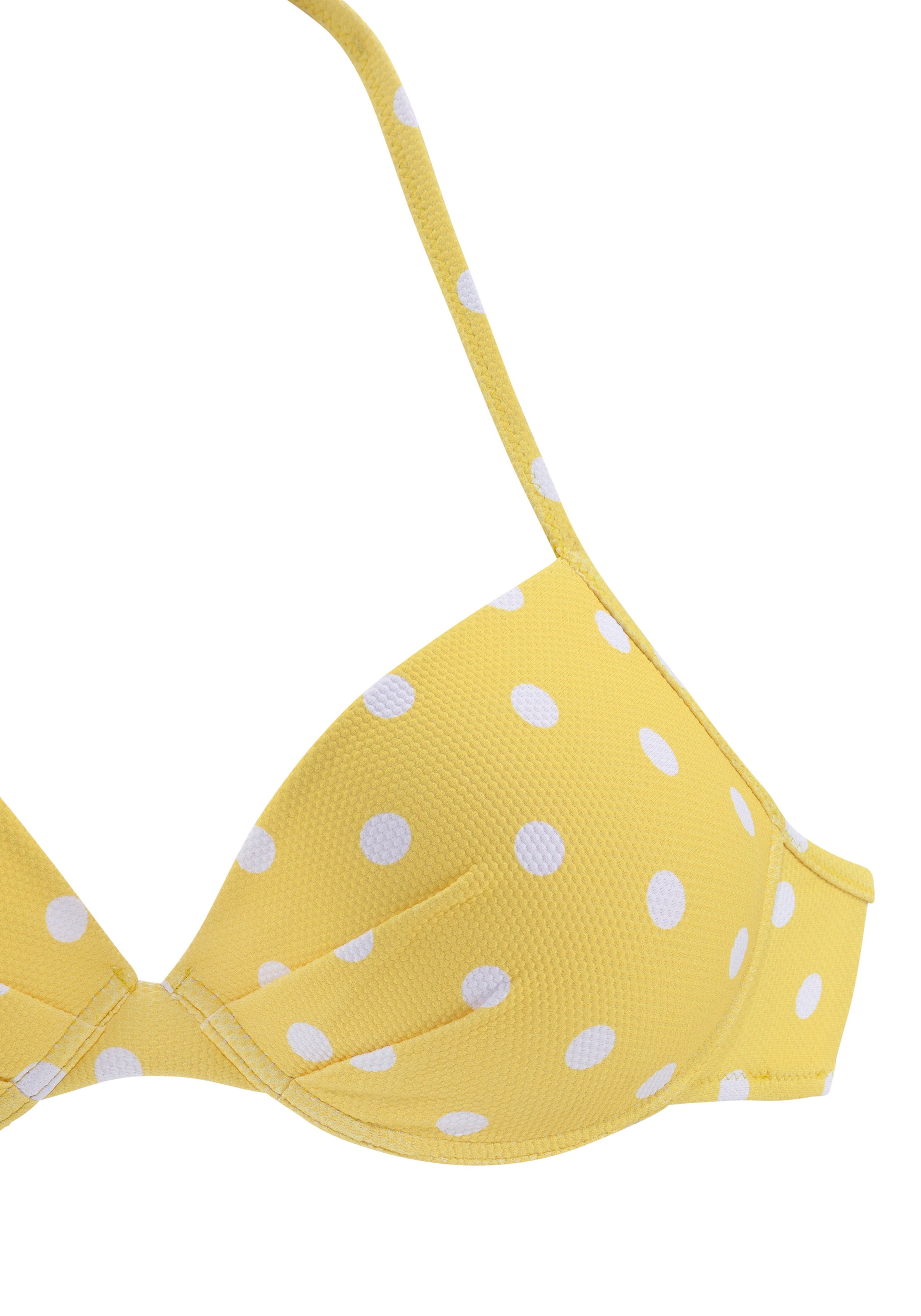 LASCANA Push-Up-Bikini, aus Piqué-Strukturware