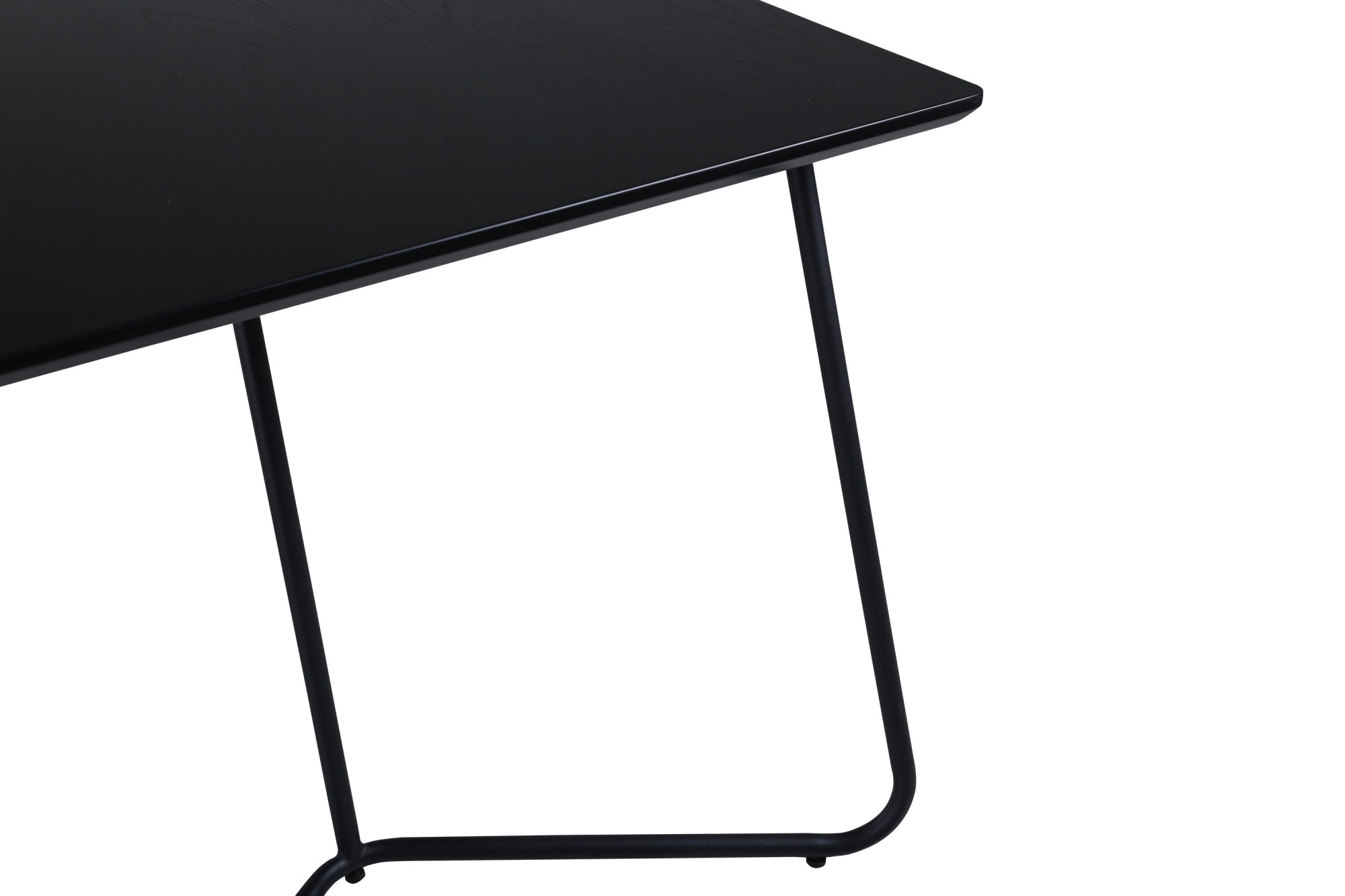 Venture Home Esstisch »Petra, rechteckiger Esstisch mit Holzfurnier, 190 × 90 cm« Esszimmertisch, MDF, Holzfurnier-Optik, Eisenbeine, rechteckig, modern