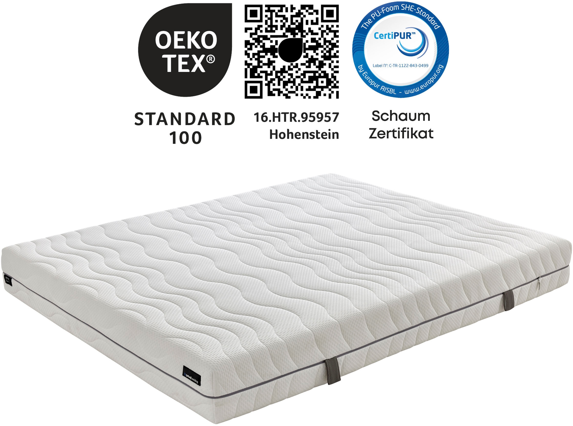 Yatas Bedding Taschenfederkernmatratze »Royal Duo 7, Matratze 90x200, 140x200 cm & weitere Grössen«, 22 cm hoch, Raumgewicht: 28 kg/m³, 403 Federn, (1 St.), H2 / H3, Wendematratze, ergonomisch, atmungsaktiv