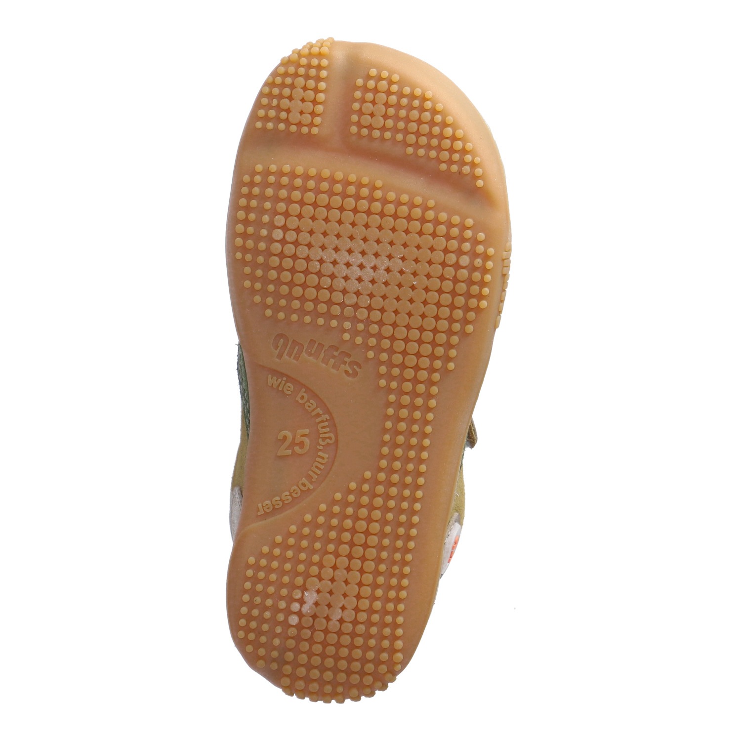 qnuffs Chaussures pieds nus »Ahorn«  chaussure à scratch, chaussure enfant à talonnette nulle