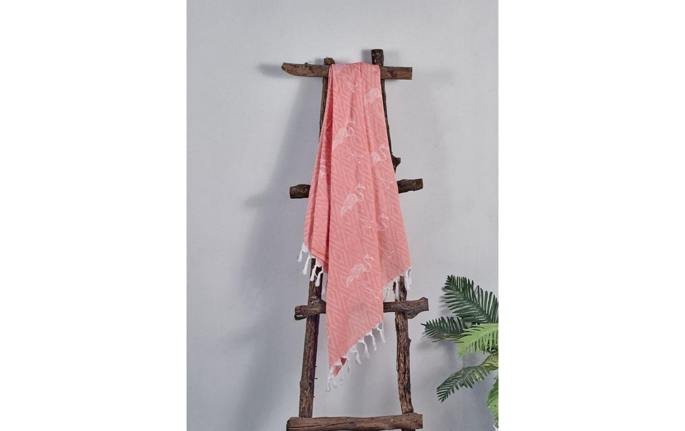 Strandtuch »Foutastic Flamingo Rosa«, (1 St.)