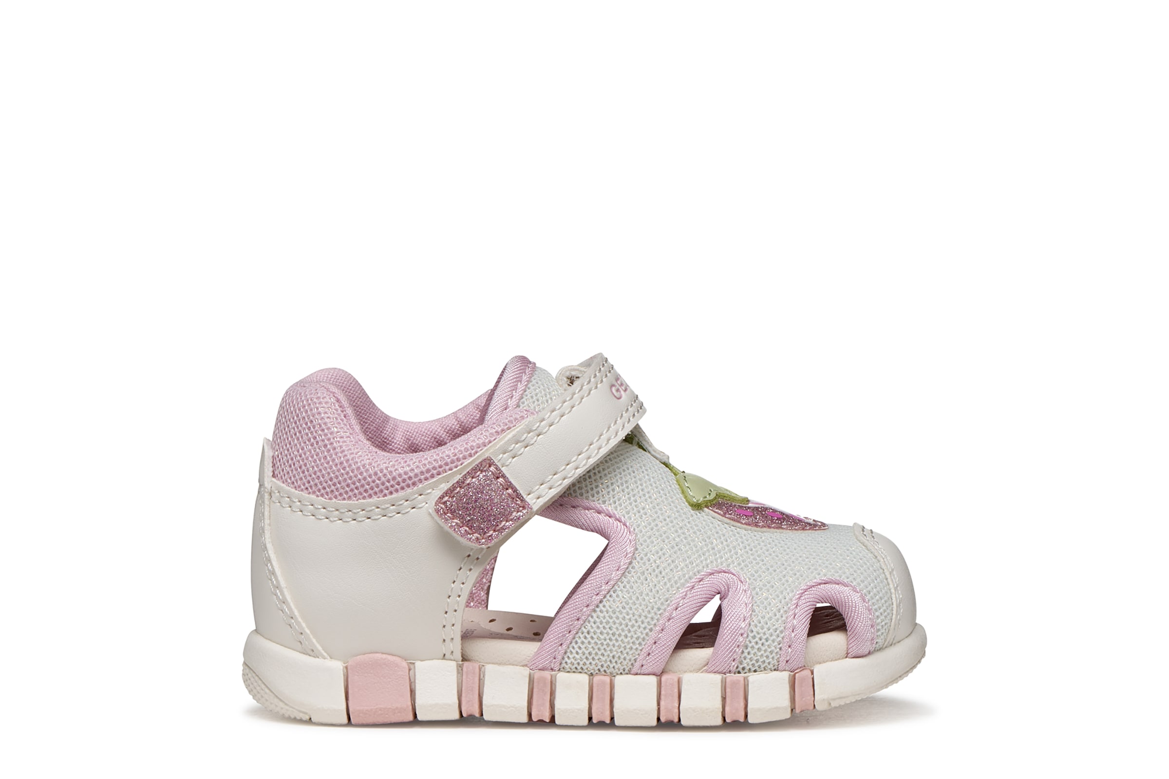Geox Chaussures de marche »B SANDAL IUPIDOO GIR«  chaussure bébé avec patch mignon, gabarit de taille à télécharger