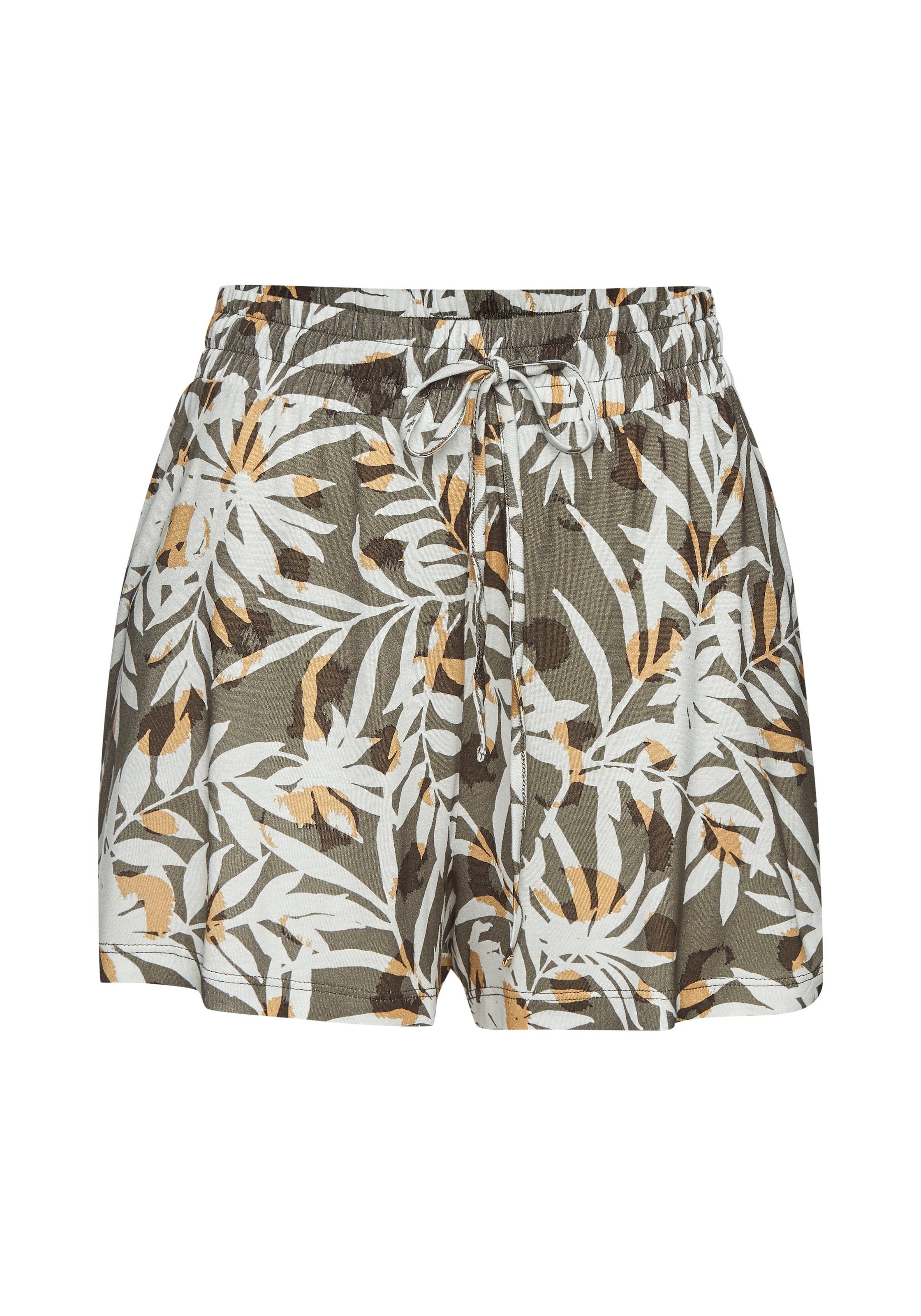 Vivance Shorts, mit Alloverdruck aus Viskosejersey, kurze Hose mit Taschen