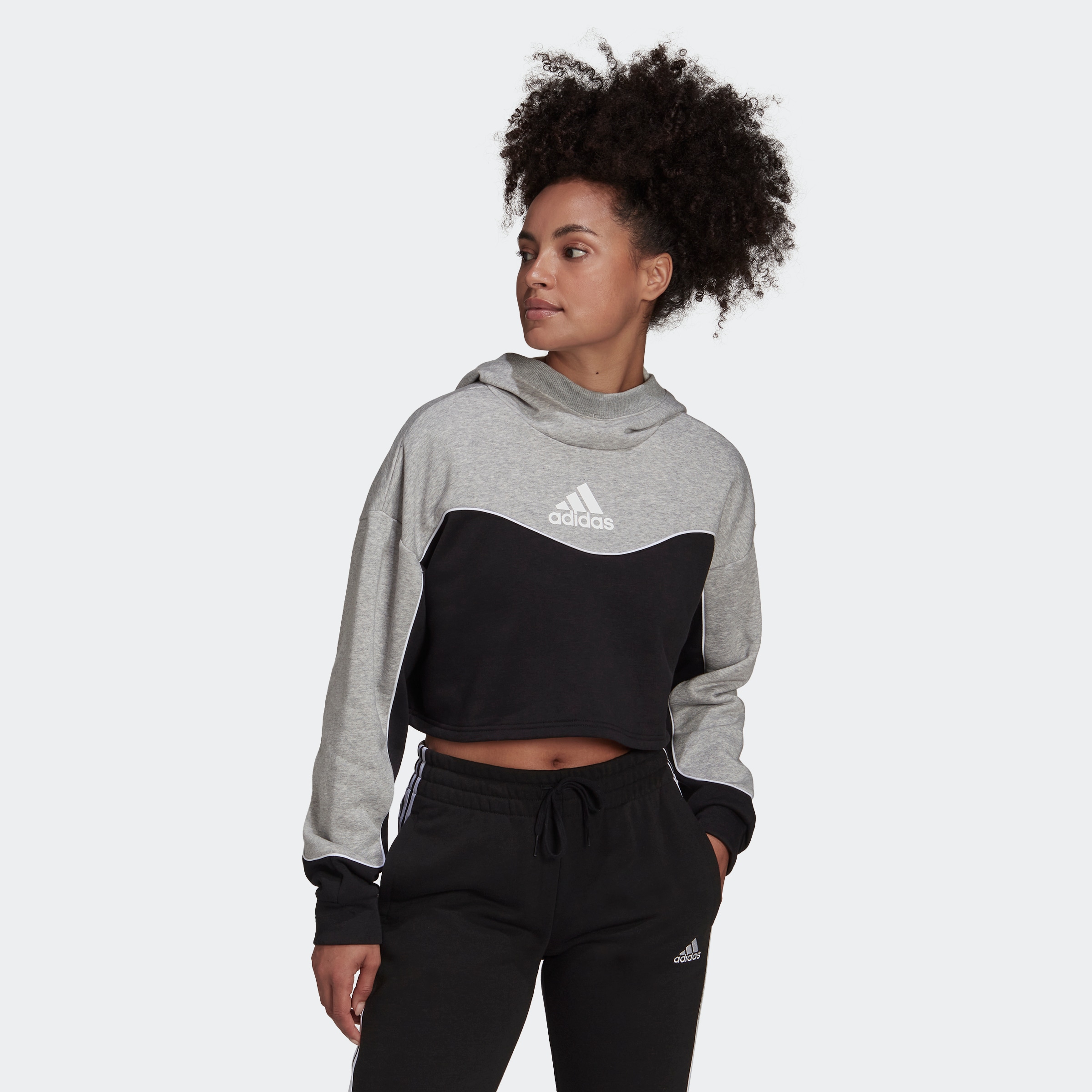 Image of adidas Performance Kapuzensweatshirt »COLORBLOCK 3-STRIPES HOODIE« bei Ackermann Versand Schweiz