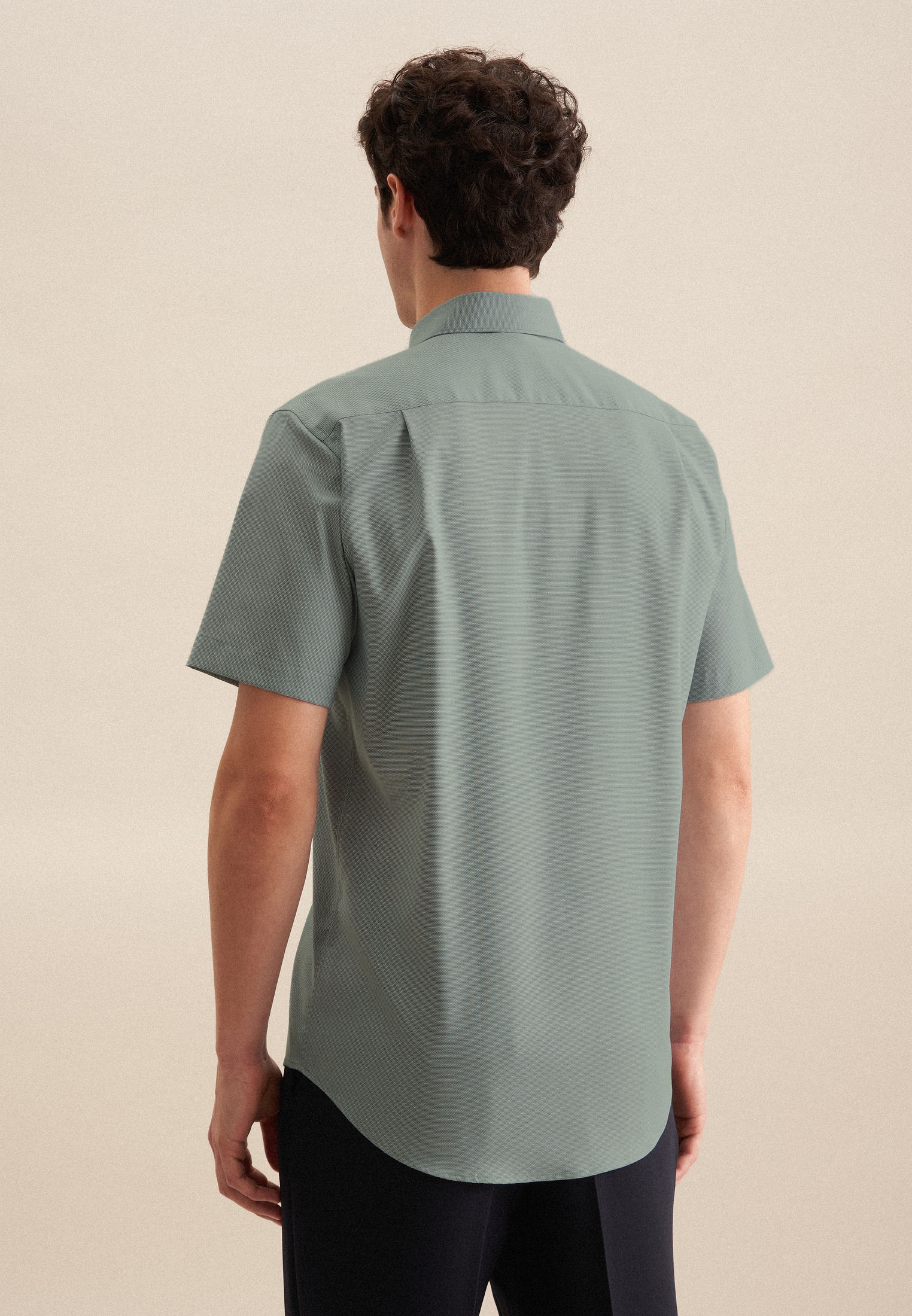 seidensticker Businesshemd »Regular«, Regular 1/2 Button-Down-Kragen Struktur
