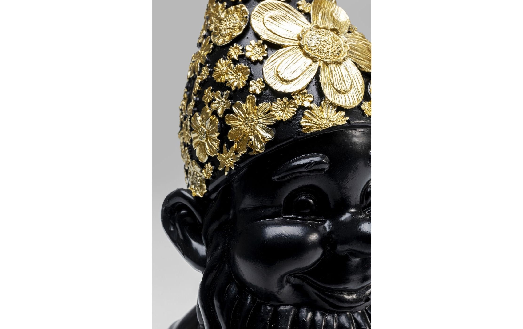 Kare Design Dekofigur »Zwerg Stehend, Schwarz-Goldfarben«