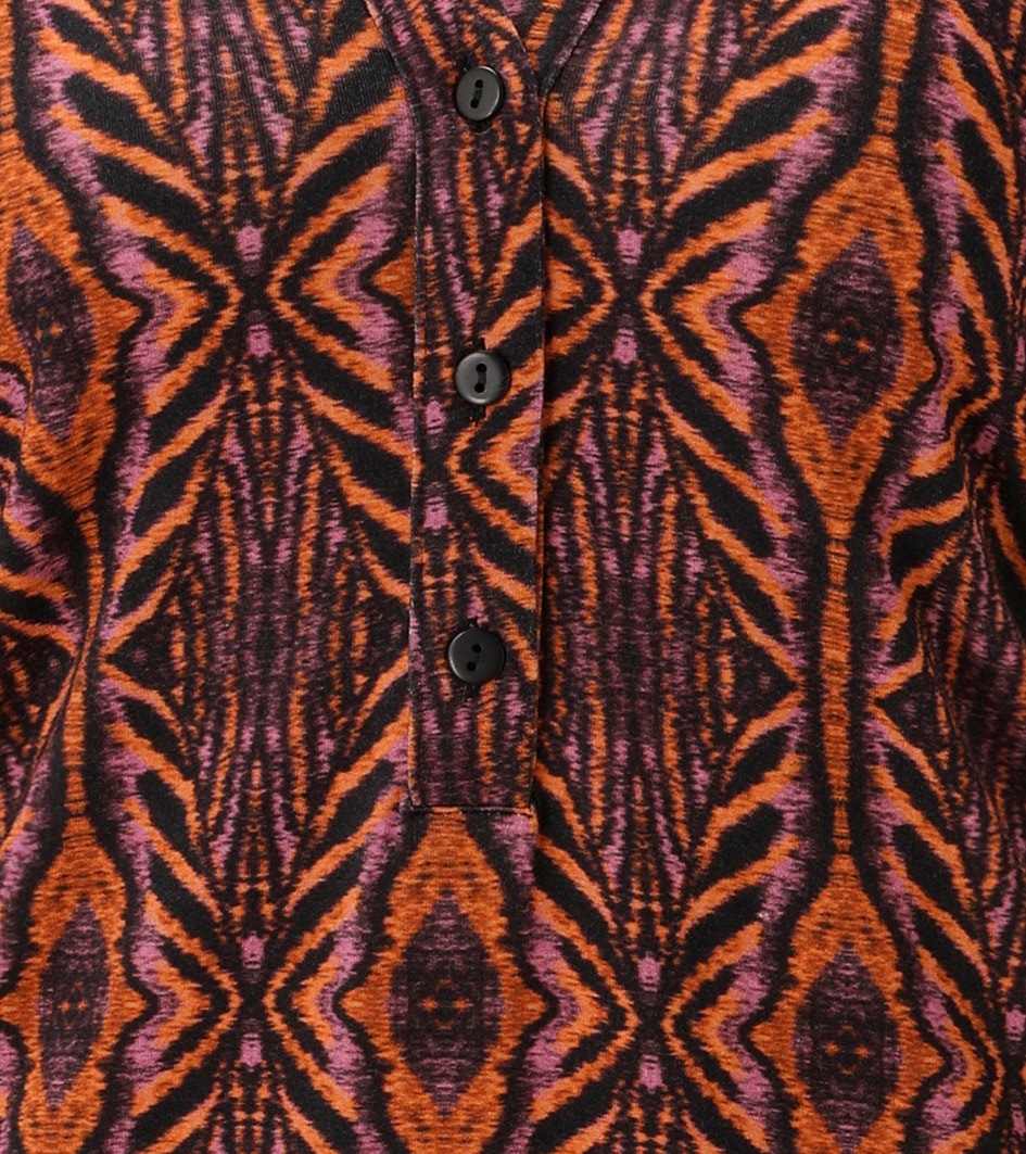 Aniston CASUAL Blouse à enfiler avec imprimé graphique coloré - NOUVELLE COLLECTION