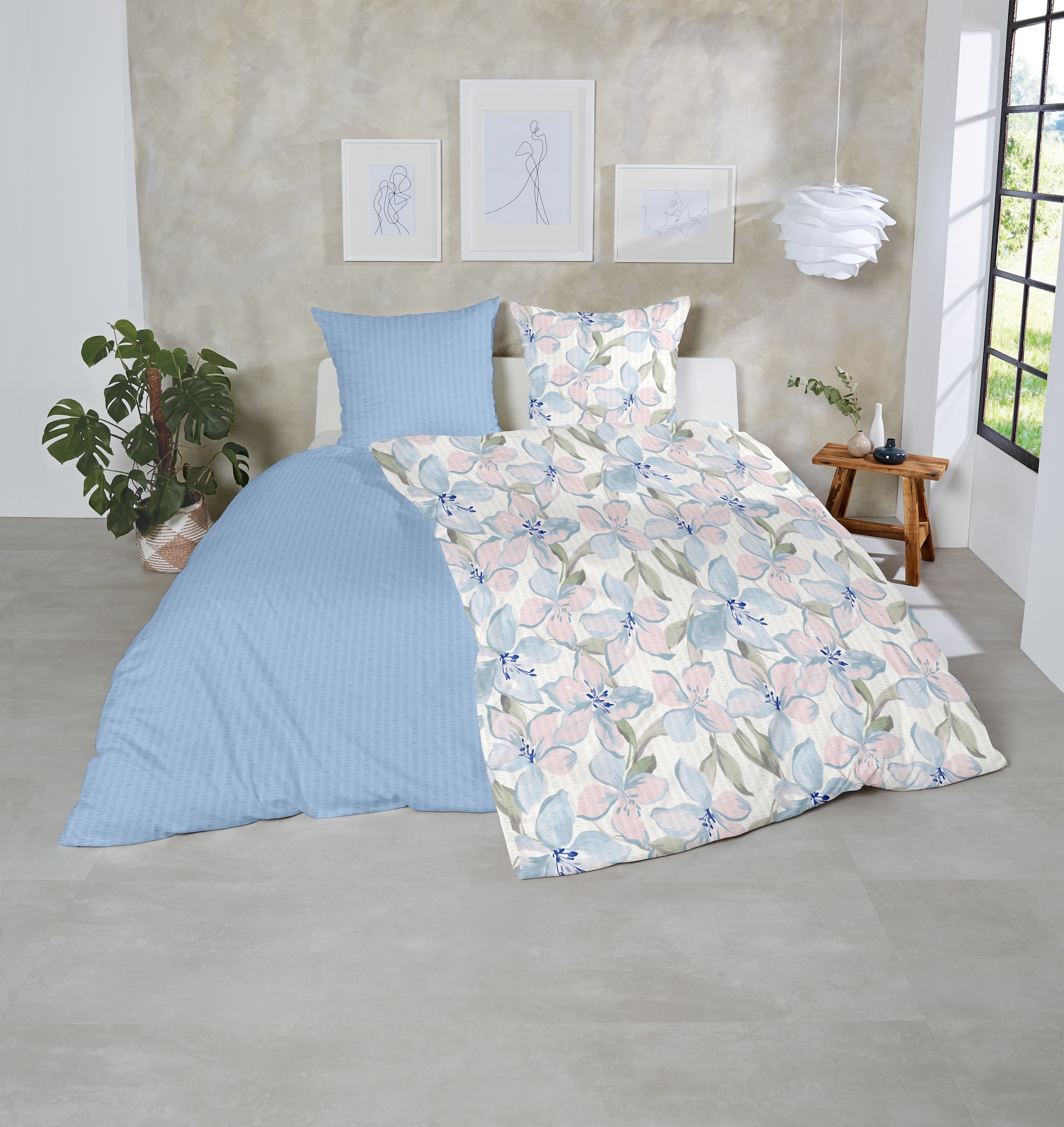 Primera Linge de lit »Soft-Seersucker-Bettwäsche Marie« 2