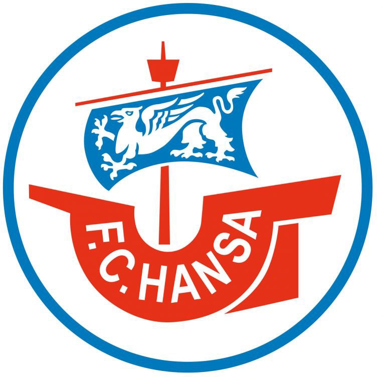 Wandtattoo »Fussball Hansa Rostock Logo«, (1 St.), selbstklebend, entfernbar