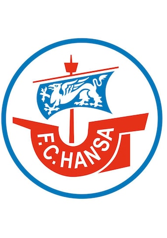 Wandtattoo »Fussball Hansa Rostock Logo«, (1 St.)