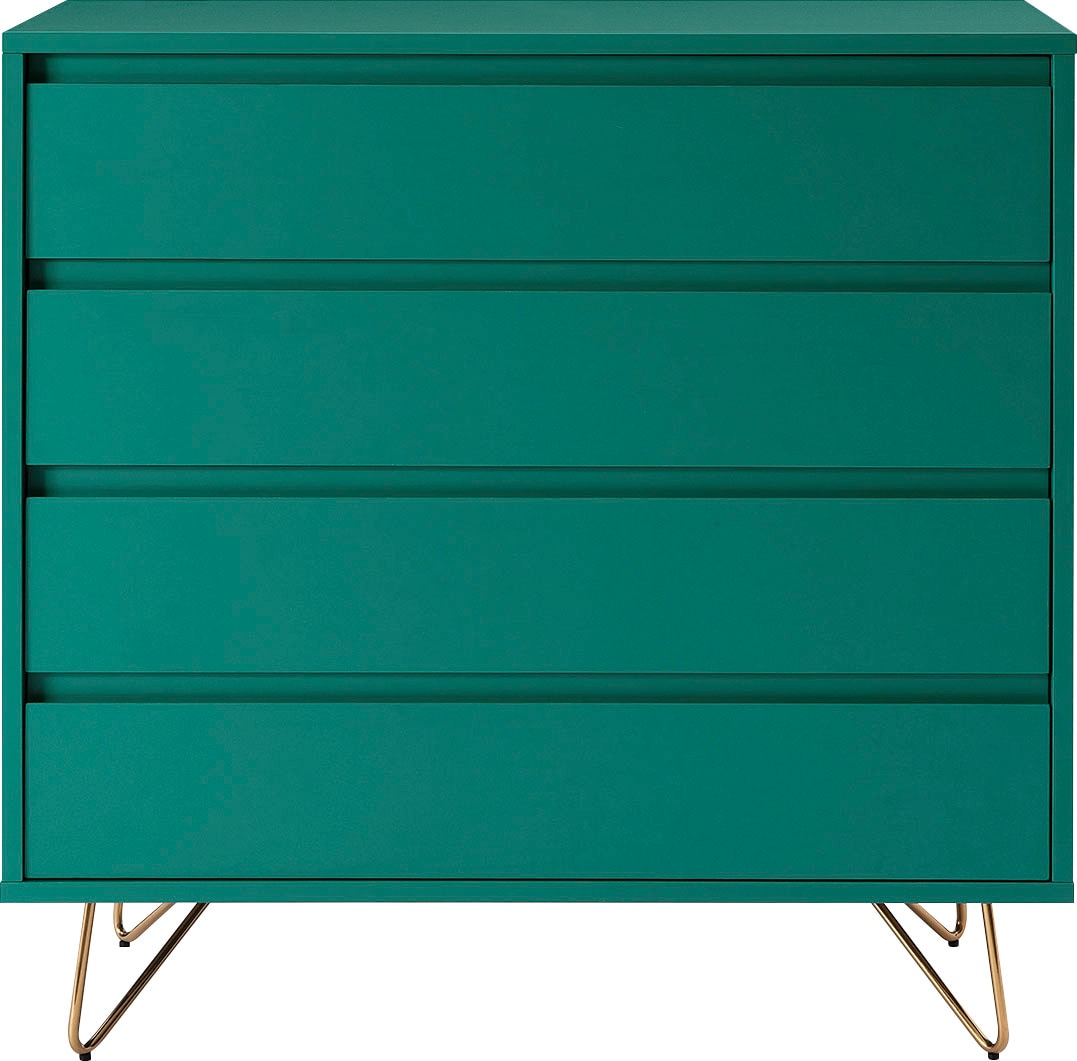 Image of SalesFever Kommode "Bolton - Stilvolles Sideboard" Haarnadelbeine aus Metall mit Messinglegierung