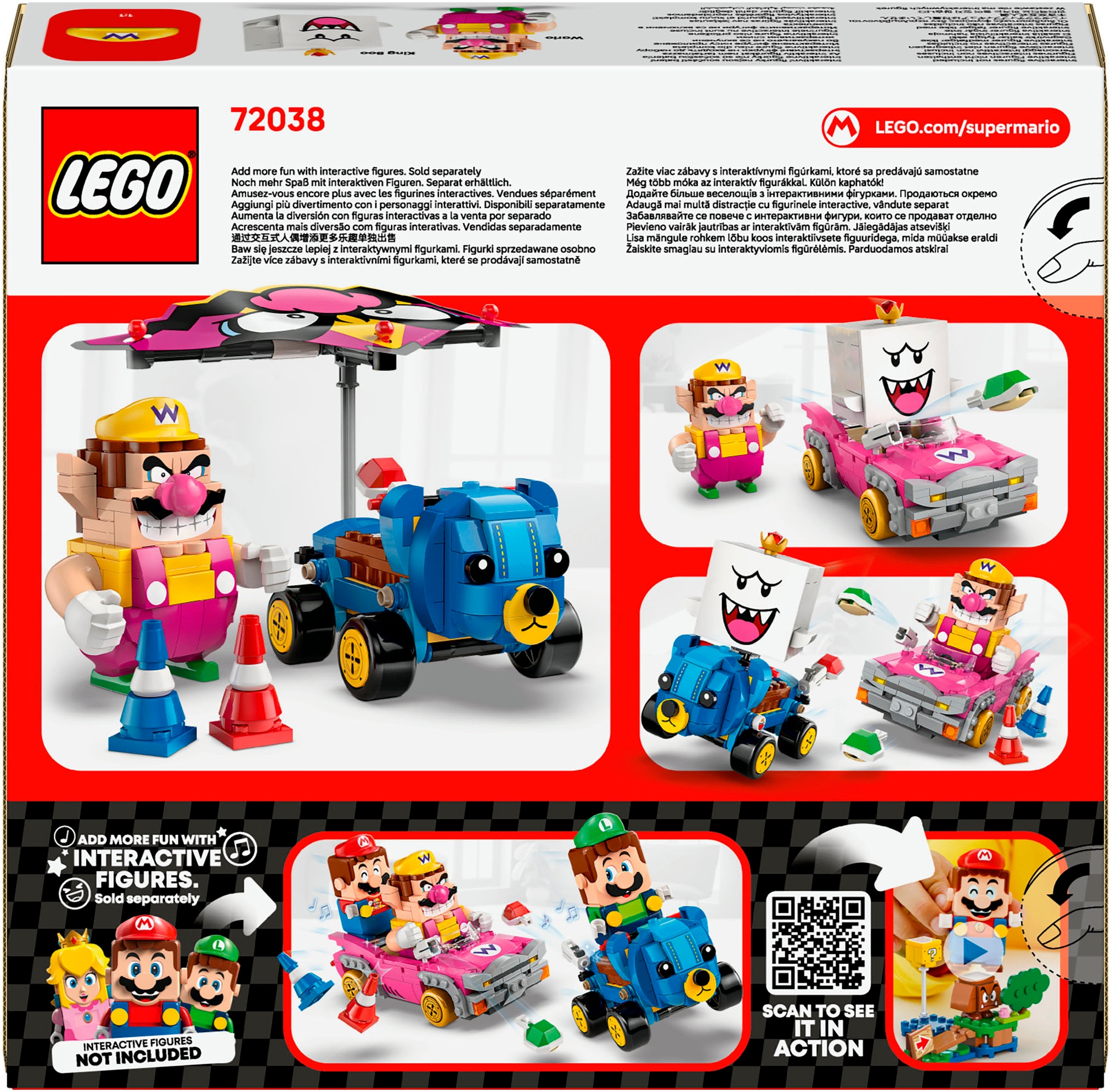 LEGO® Pions de construction »Mario Kart – Wario & König Buu Huu (72038), LEGO Super Mario« Made in Europe