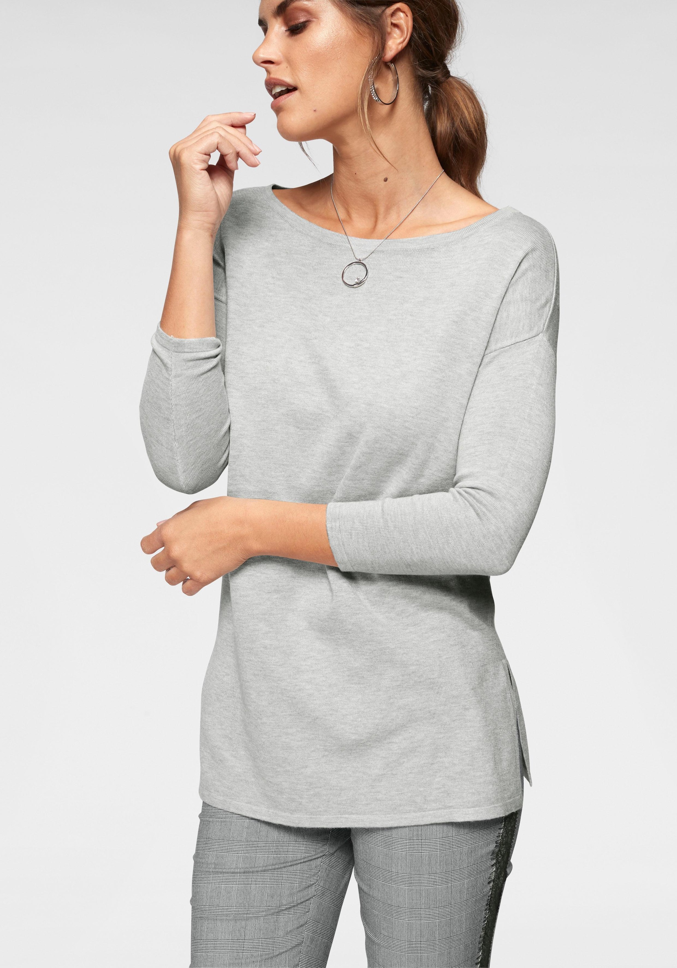 Image of Laura Scott Longpullover, mit Seitenschlitzen - NEUE FARBEN bei Ackermann Versand Schweiz