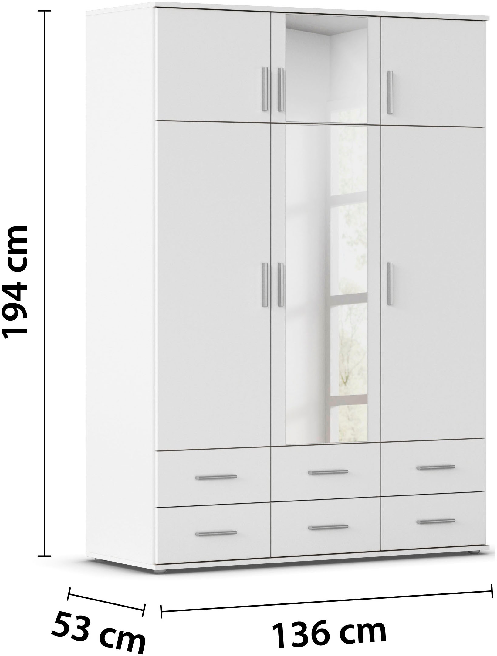 rauch Kleiderschrank »Kemi« mit Spiegel