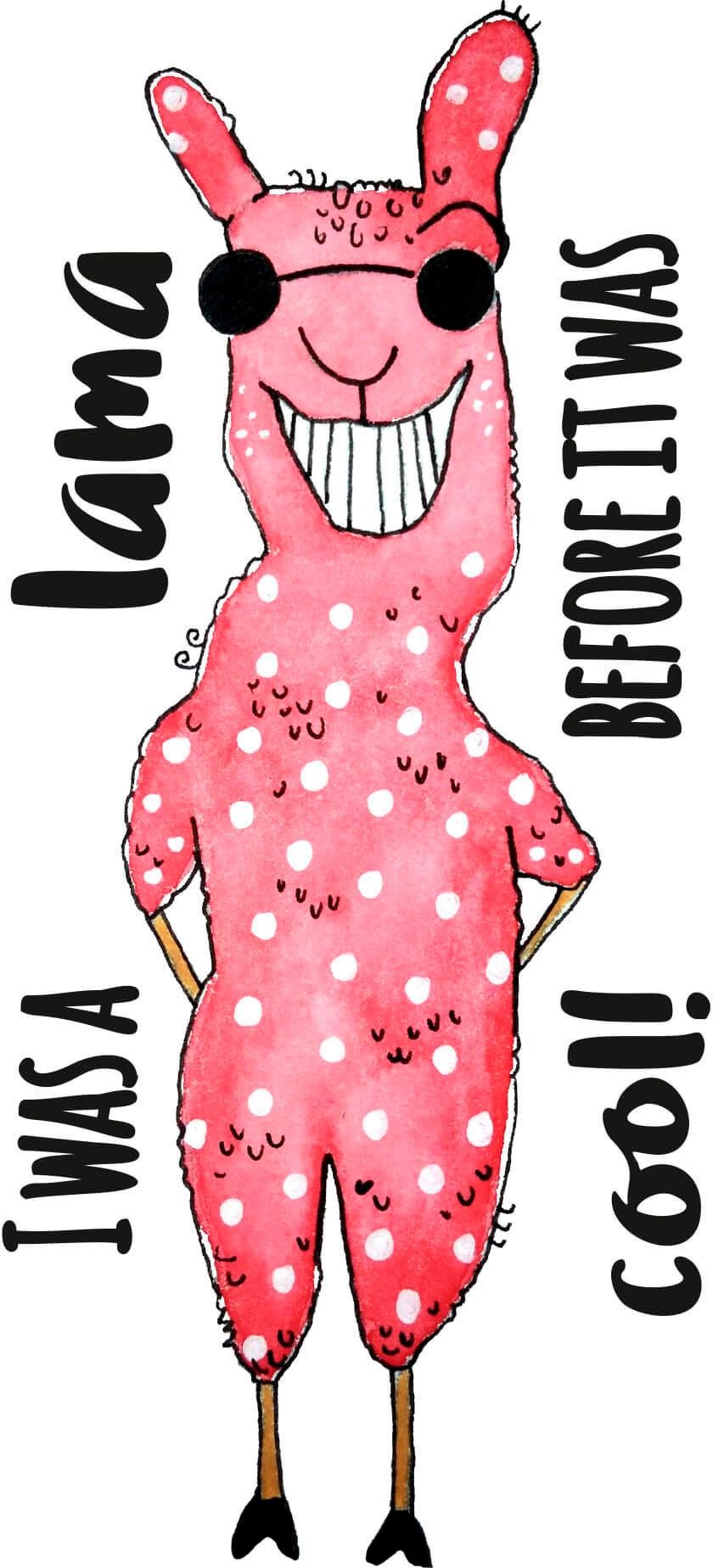 Image of Wall-Art Wandtattoo »I was a lama, before it was cool!« bei Ackermann Versand Schweiz