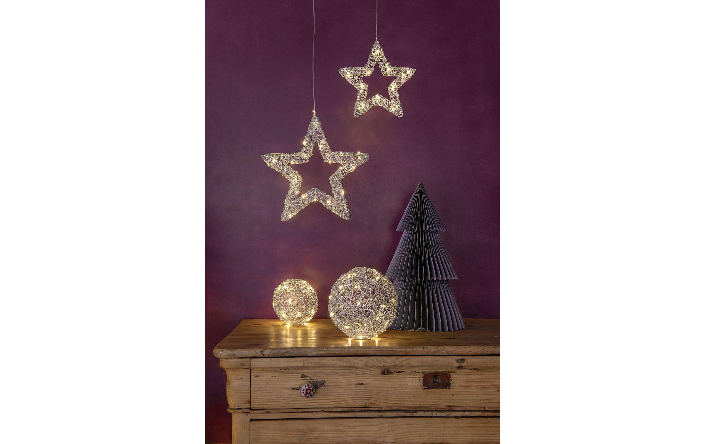 STT Figurine décorative LED »Silver Ball, 20 cm«