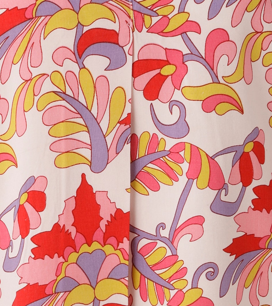 Aniston CASUAL Blouse à enfiler mit grafischen Blumendruck - jedes Teil ein Unikat - NEUE KOLLEKTION