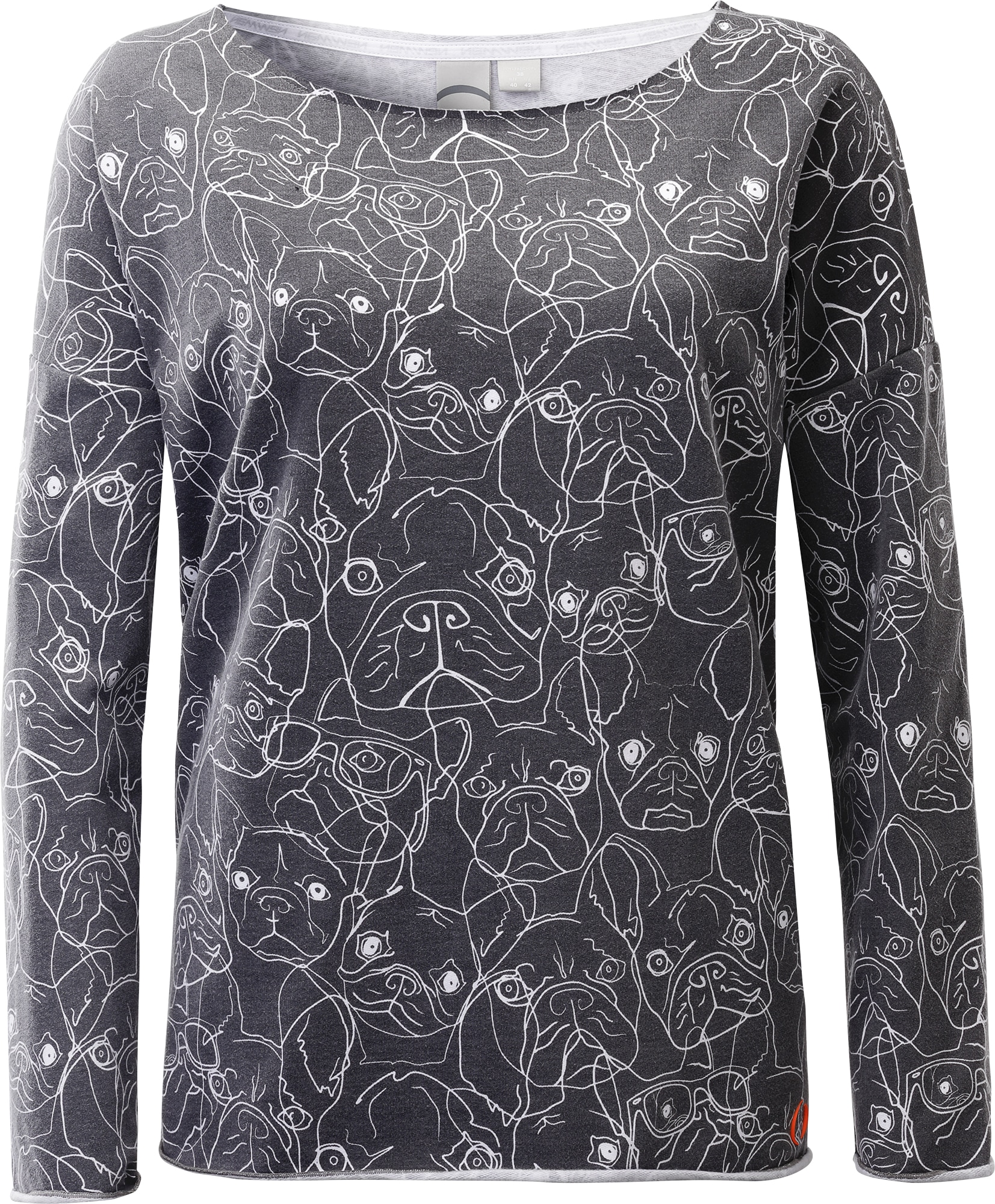 Image of LPO Sweatshirt "SWEAT LUMDSEN WOMEN", modischer Allover-Print