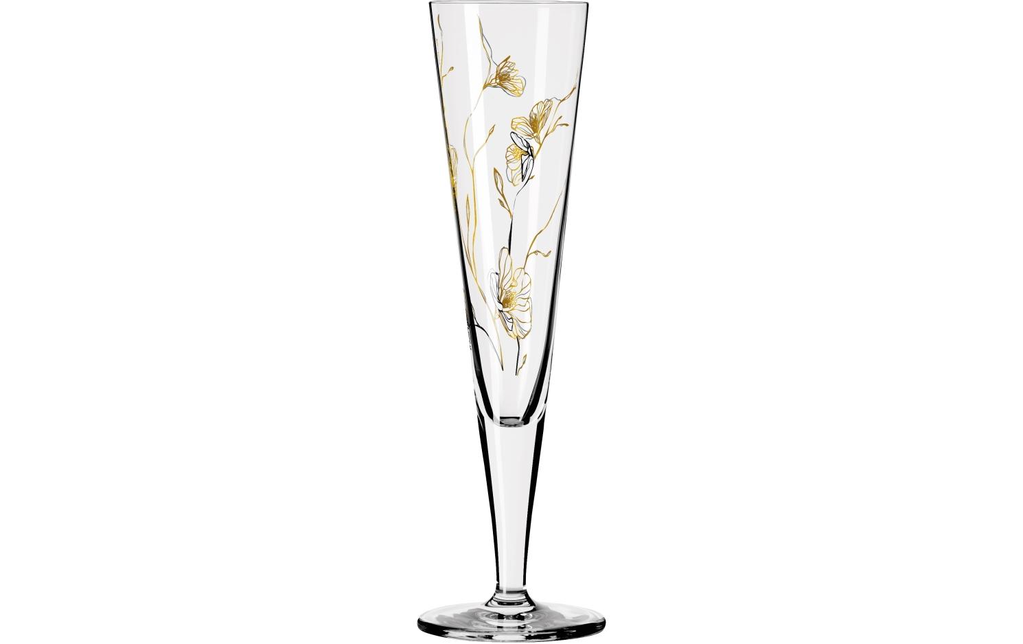 Champagnerglas »Goldfarbennacht«, (1 tlg.)