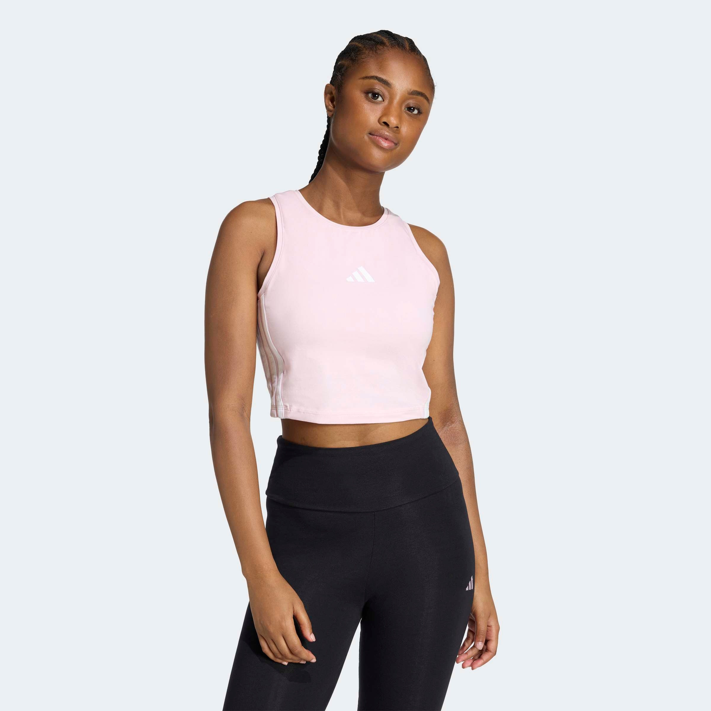 adidas Sportswear Débardeur »ESSENTIALS 3-STREIFEN GEPOLSTERTES«