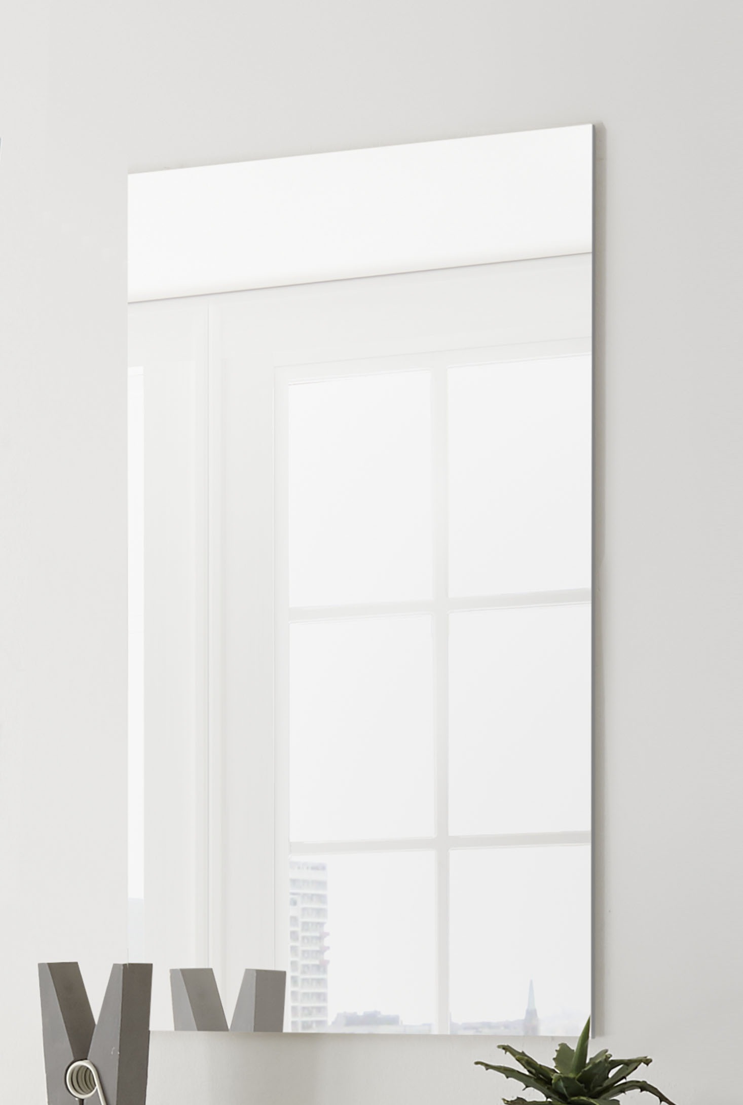 Image of GOODproduct Garderobenspiegel "Pratiko, B/H 50x80 cm, Wandspiegel, rahmenloser Spiegel" Dekospiegel, Flurspiegel, rechteckig, neutral, zeitlos