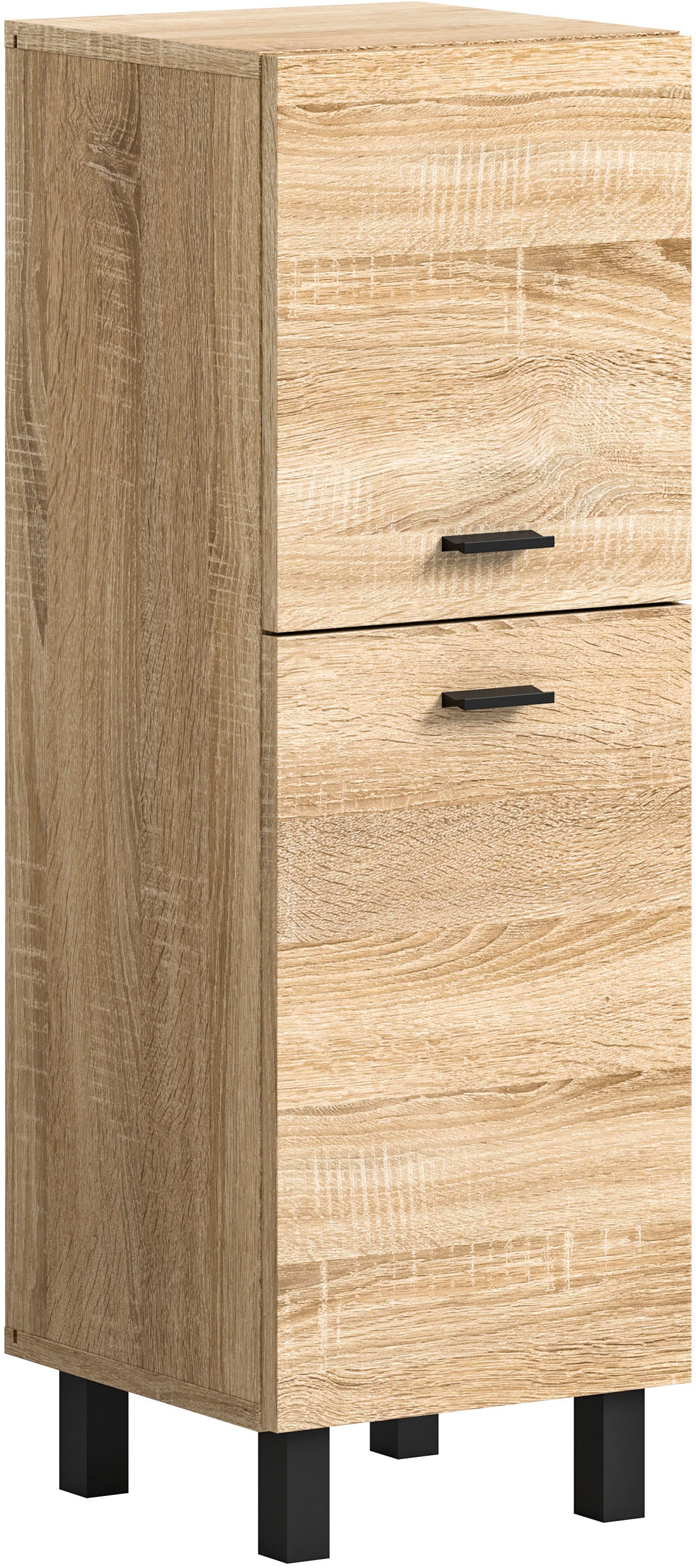 welltime Midischrank »Tampa, Höhe 80cm, hängend oder stehend montierbar« Badschrank, Bad-Möbel, Badezimmer