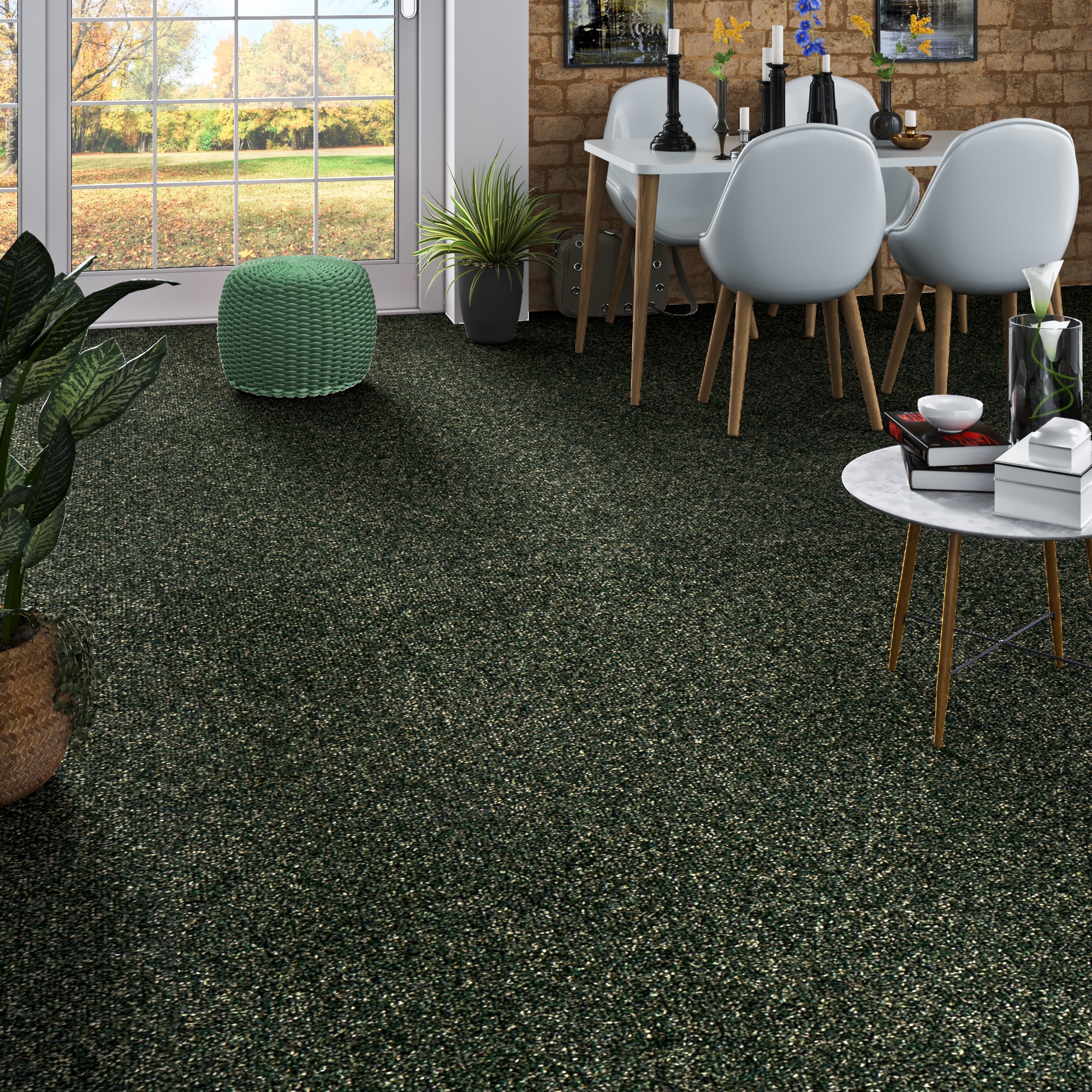 my home Teppichboden »Zephyra, Schlinge, Made in Netherlands«, rechteckig, 8 mm Höhe, Uni Farben, Breite 400 cm, strapazierfähig, Wohnzimmer, Schlafzimmer