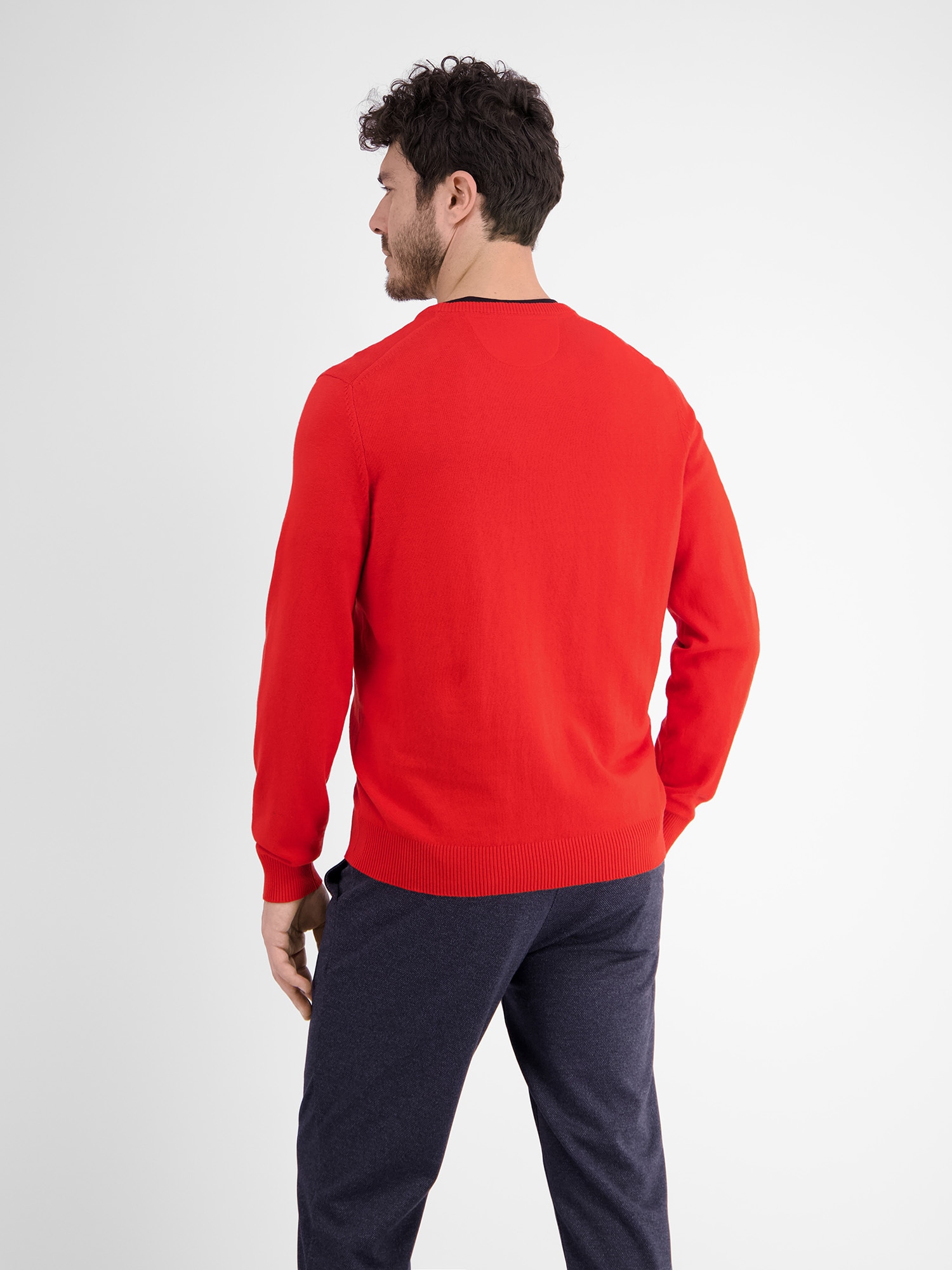 LERROS Strickpullover »V-Neck Pullover mit Kaschmiranteil«