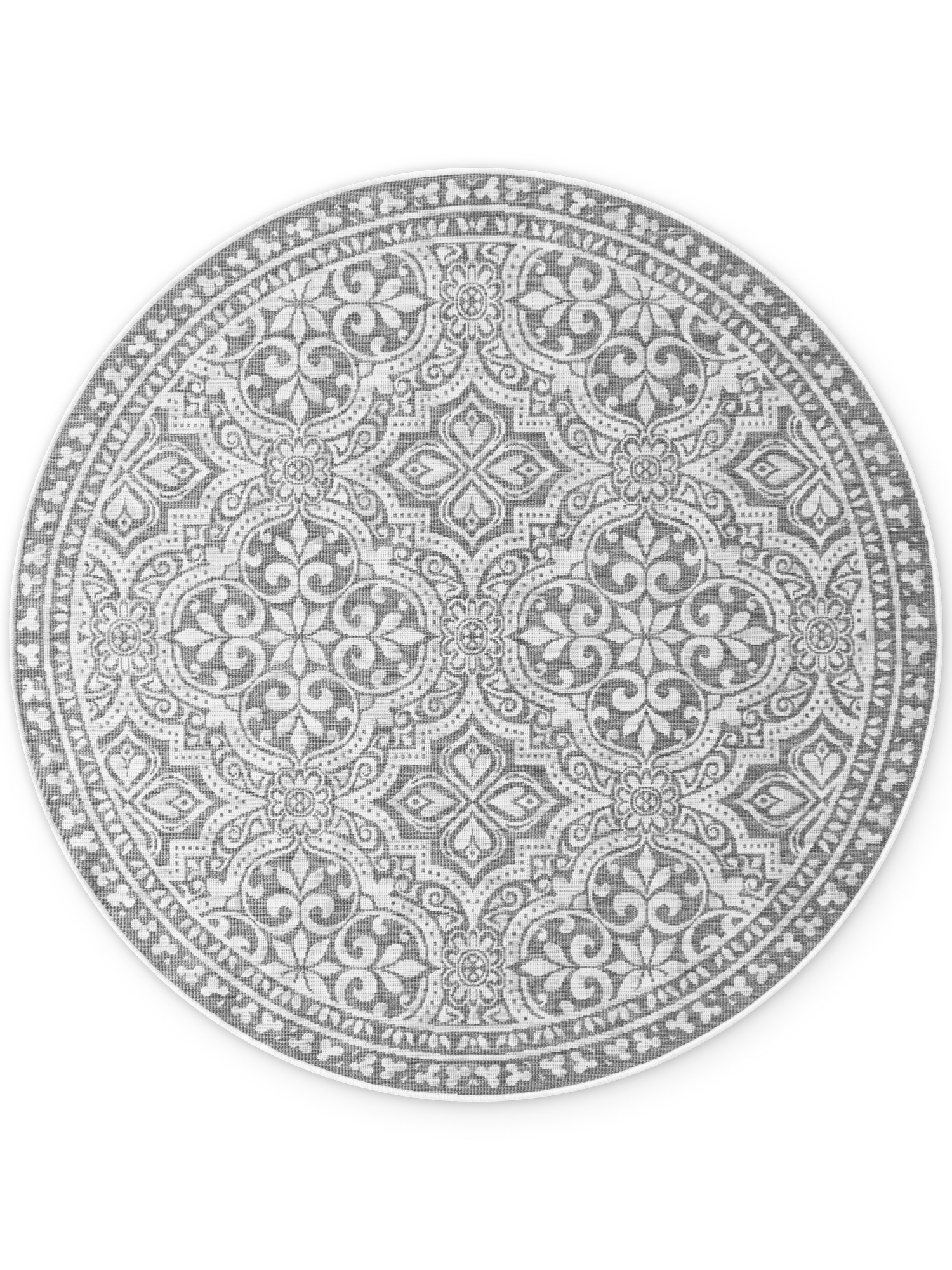 HANSE Home Tapis d'extérieur »Rosel Wendetppich« Rond 5 mm Höhe In und Outdoor, Flachgewebe, wetterfest, pflegeleicht, robust