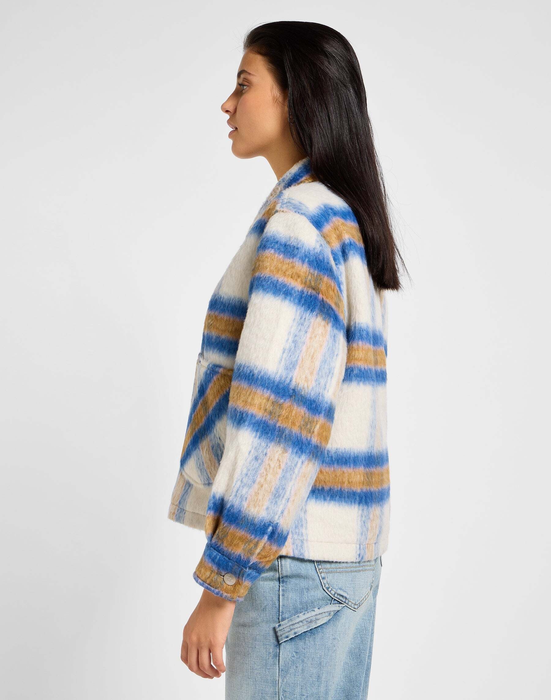 Lee® Veste en laine »Lee Wolljacke Cropped Wool Jacket«