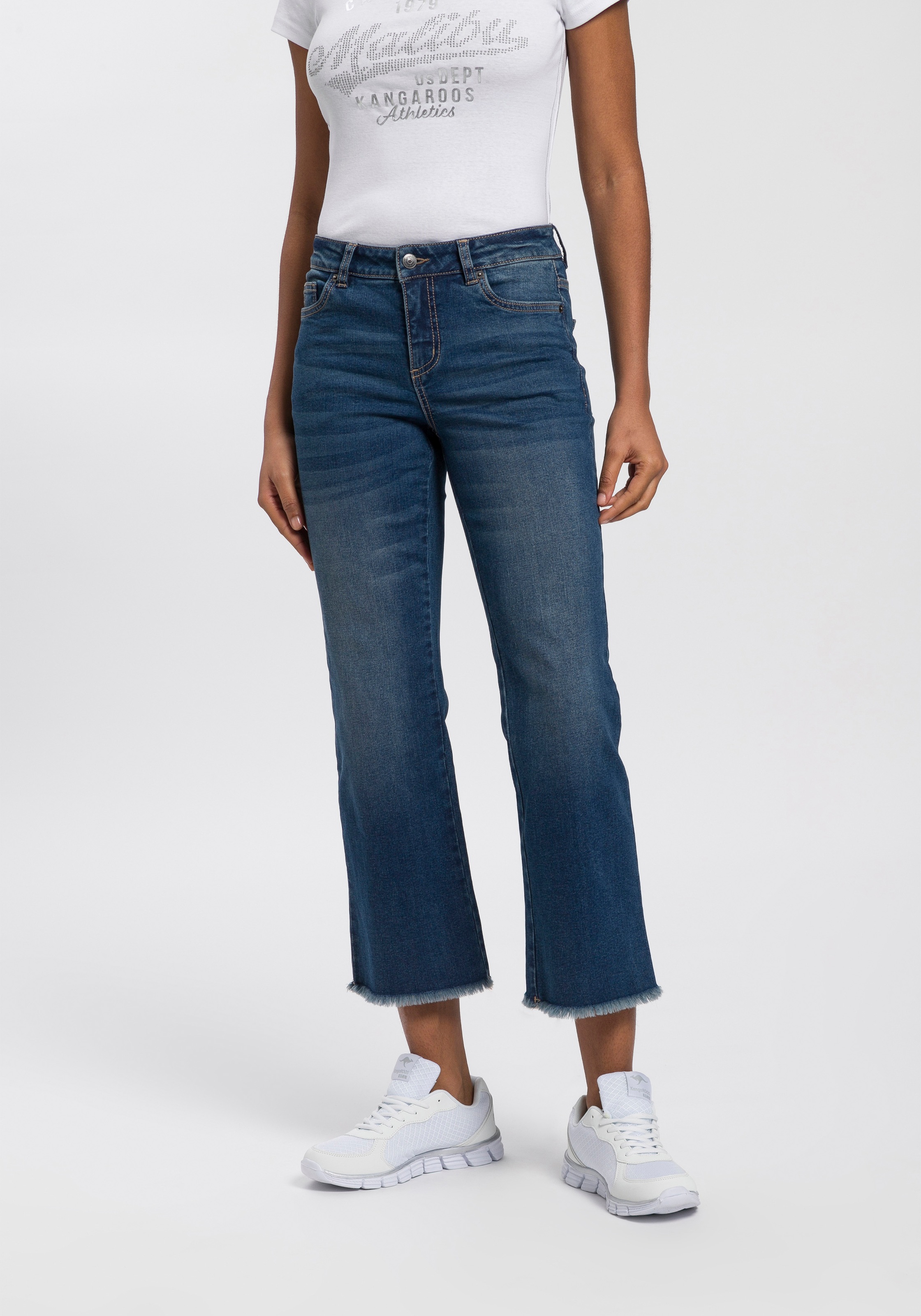 Image of KangaROOS 5-Pocket-Jeans »DENIM CULOTTE«, NEUE KOLLEKTION bei Ackermann Versand Schweiz