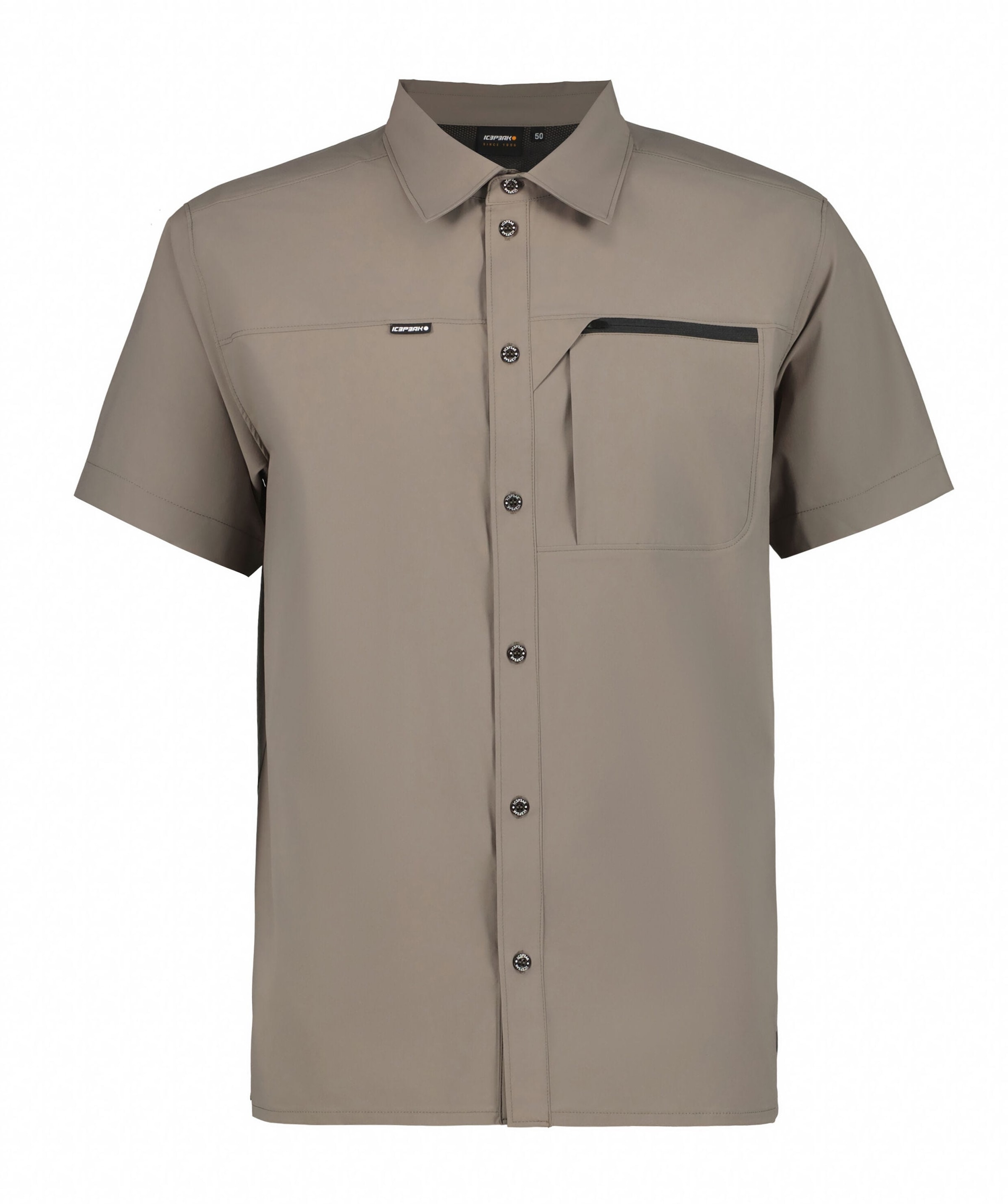 Image of Icepeak Funktionsshirt "H FUNKTIONSHEMD BOXFORD" mit Brusttasche mit Reissverschluss, 4-Wege-Stretchmaterial