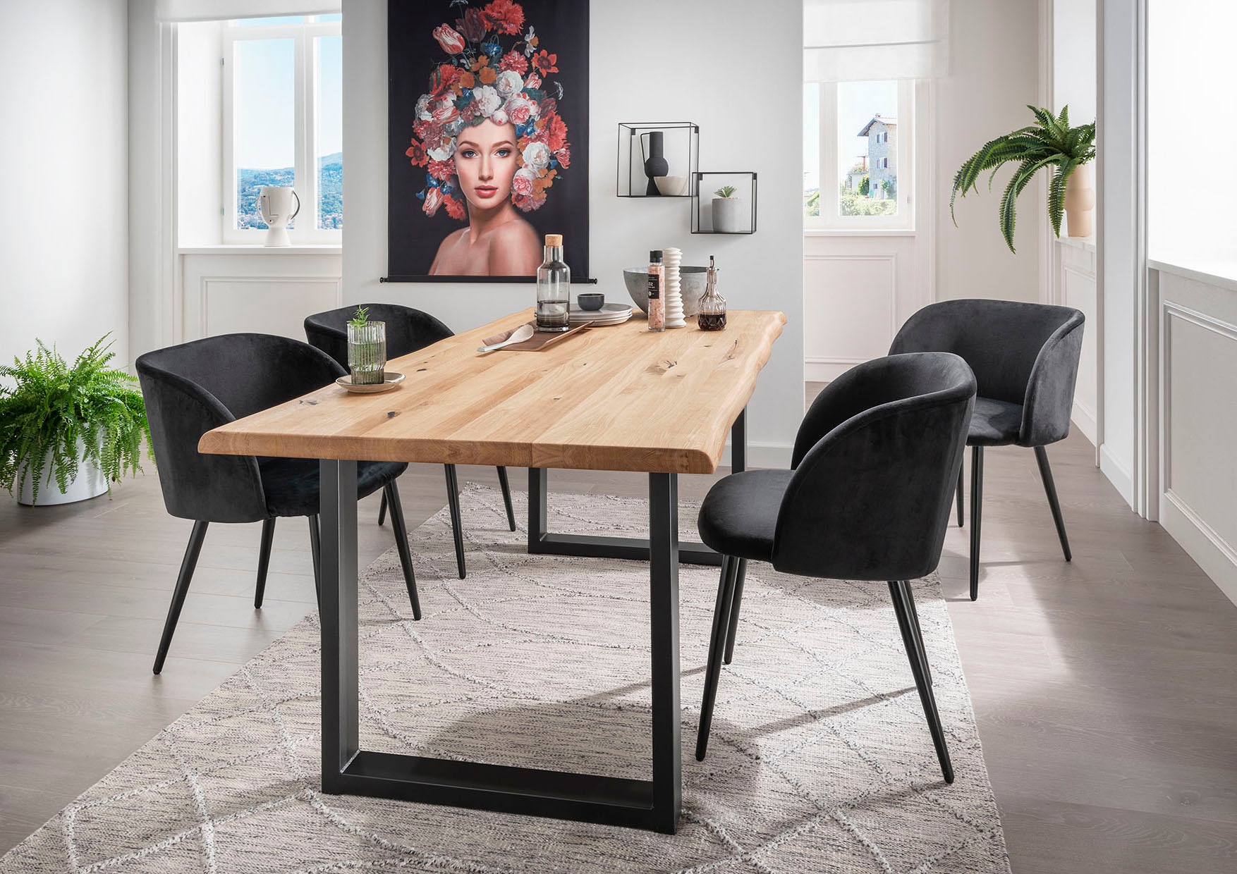 Paroli Table de salle à manger »Florenz« in 3 Breiten