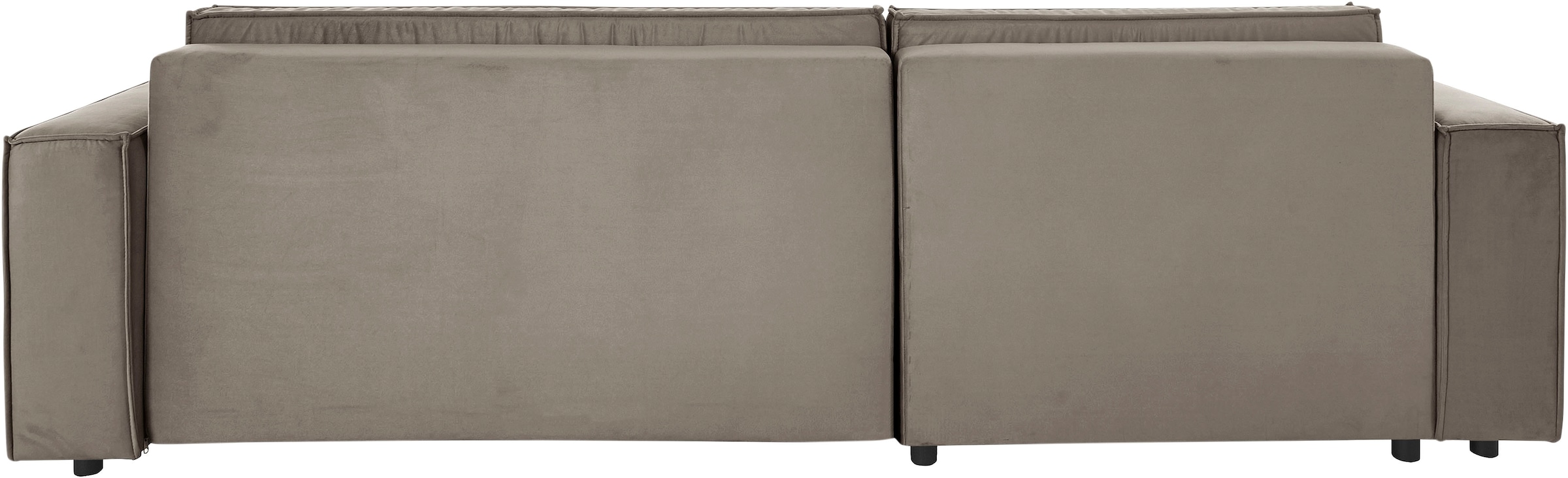 INOSIGN Ecksofa »Marva L-Form« incl. Bettfunktion und Bettkasten, Federkern