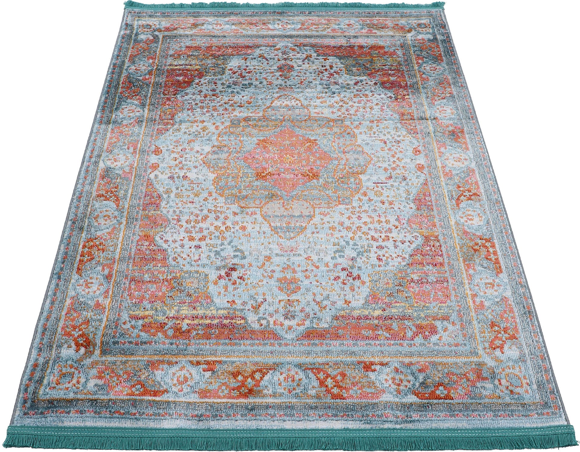 carpetfine Tapis »Desna« Rectangulaire 8 mm Höhe Look vintage orient, salon