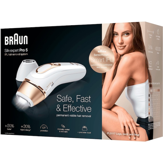 Braun IPL-Haarentferner »Silk·Expert Pro 5 PL5117 IPL«, 400.000  Lichtimpulse jetzt kaufen