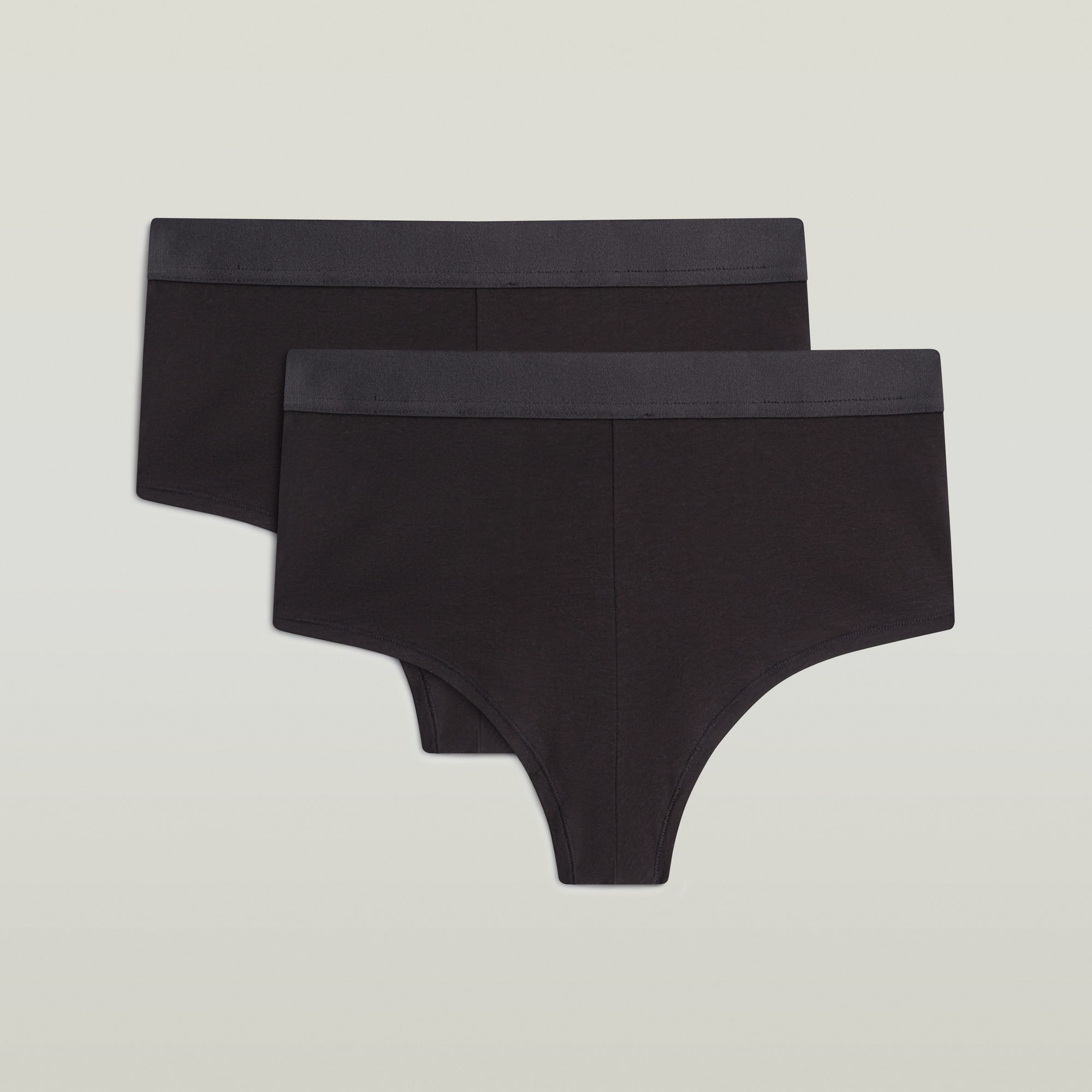 G-STAR Panty »FADEN, BOY SHORTS« Packung, 2 Stk. mit Logobund