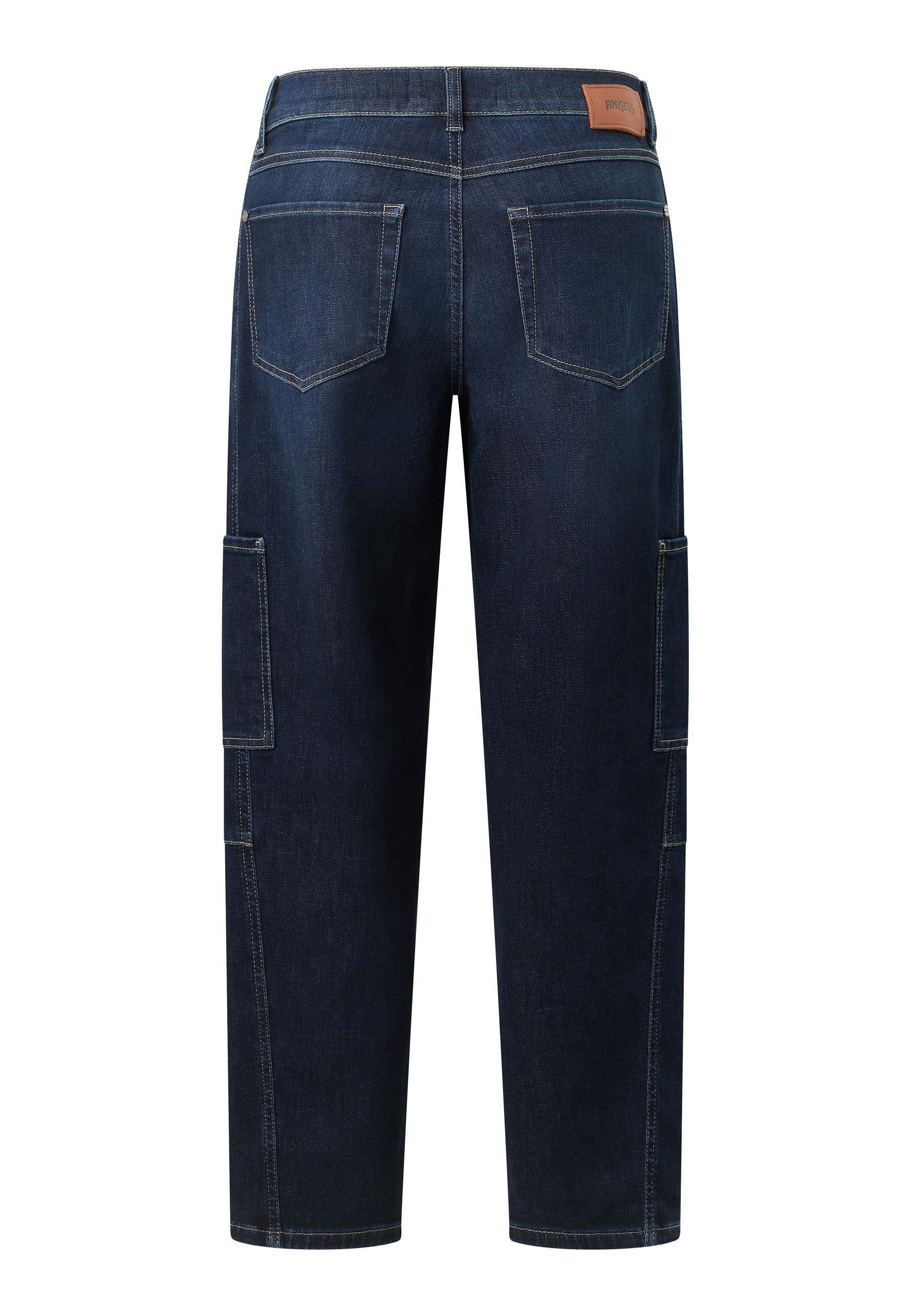 ANGELS Jeans cargo »EVY CARGO« avec poches plaquées sur le côté, forme en O