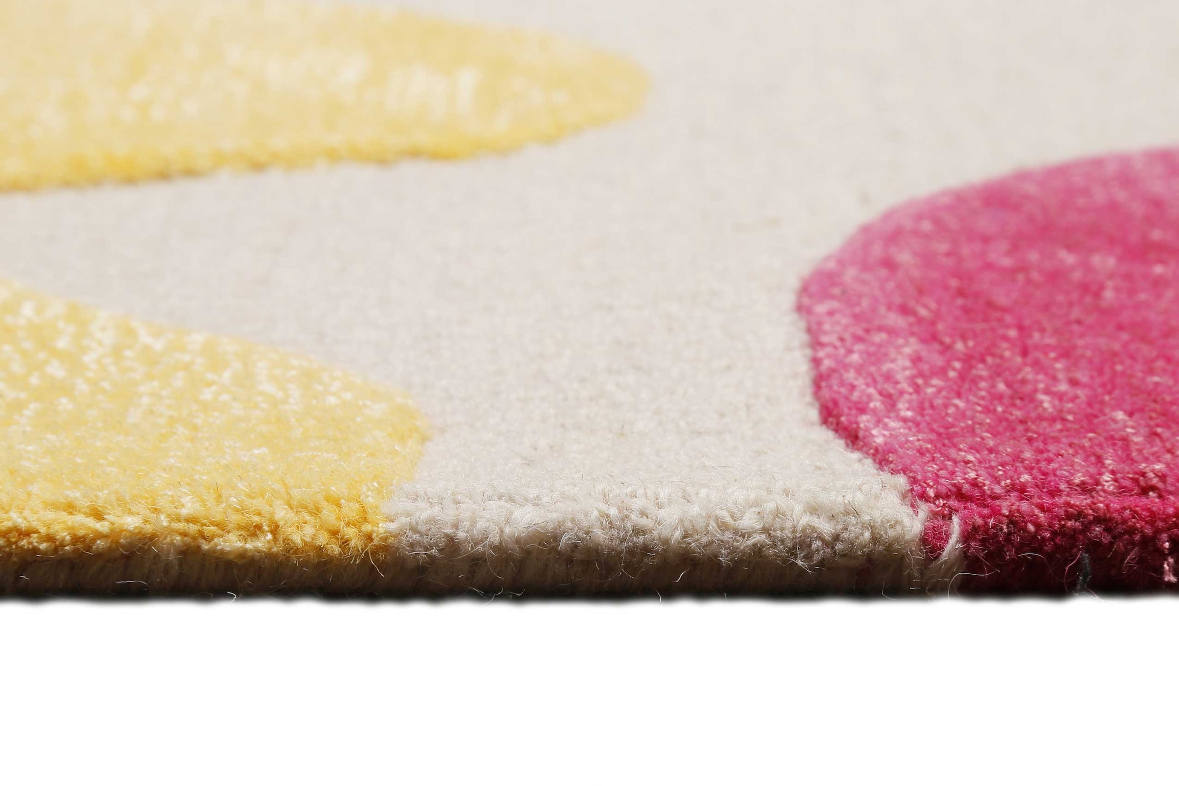 SMART KIDS Kinderteppich »Kimi« rechteckig 1,2 mm Höhe handgetuftet aus Naturfasern, bunt, abstraktes Design, Kinderzimmer