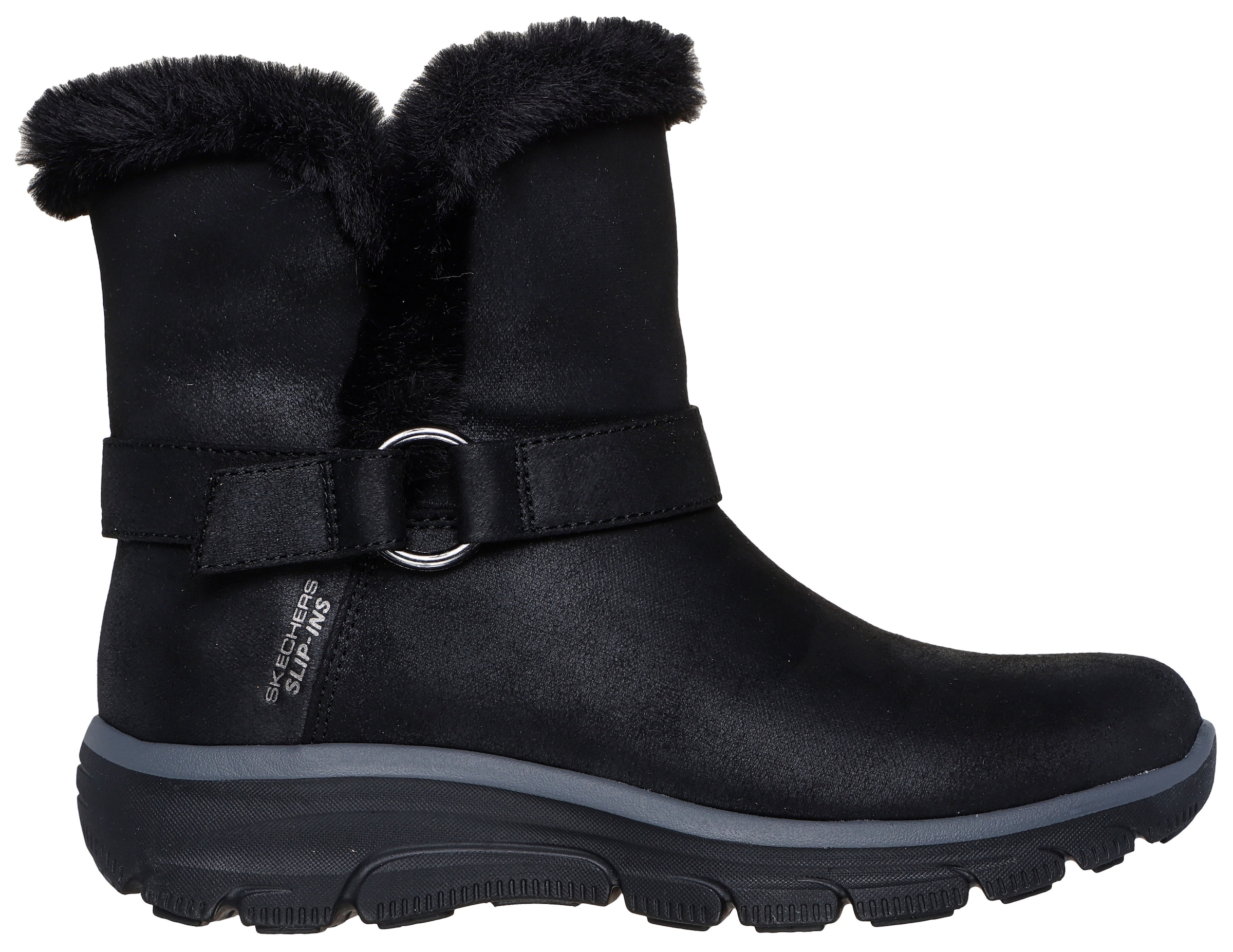 Skechers Winterstiefel »EASY GOING-DREAMERS MOVE«  Schlupfstiefel, Snowboots, Winterschuh mit Slip-Ins Schafteinstieg