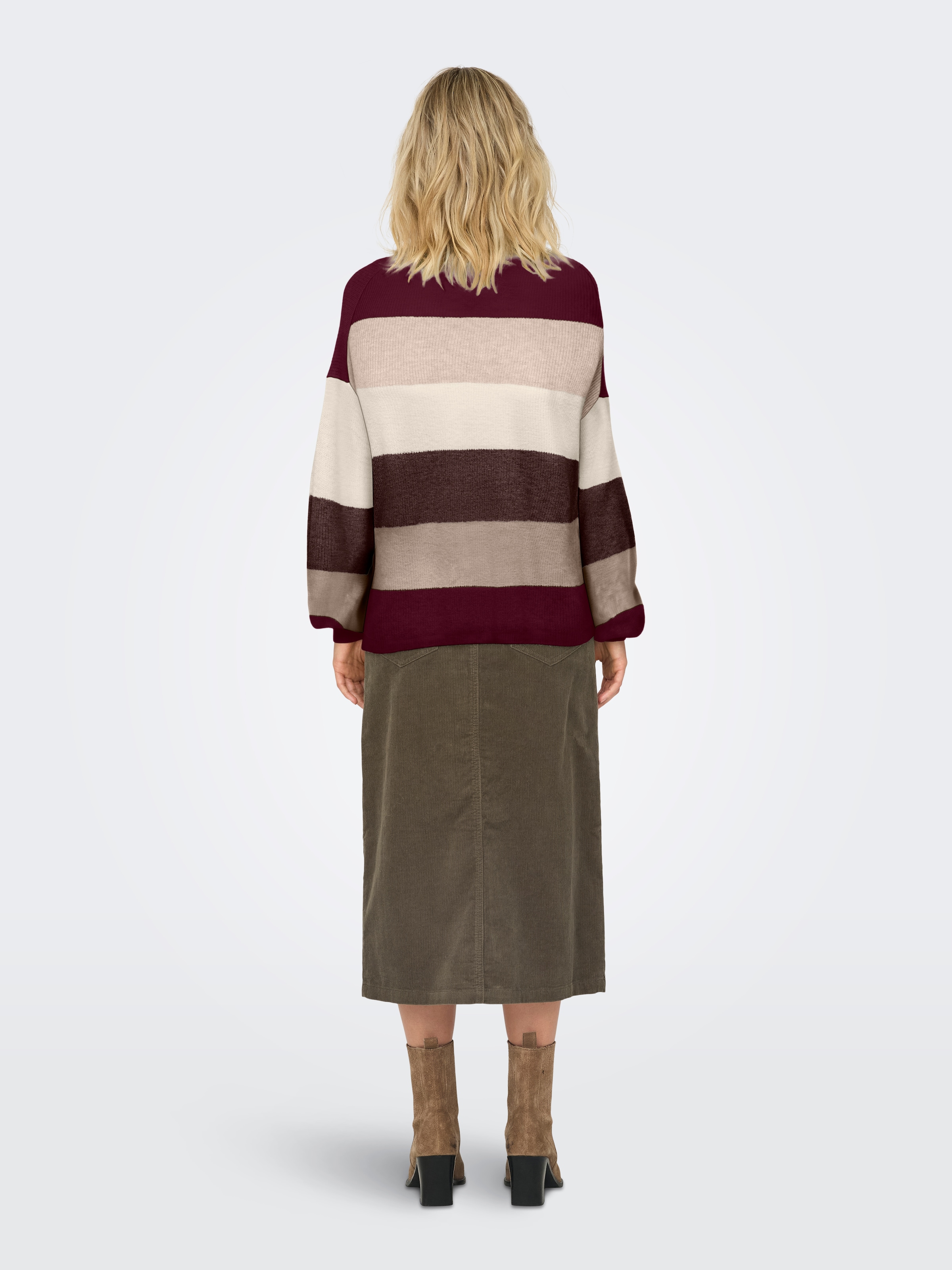 ONLY Strickpullover »ONLATIA L/S STRIPE PULLOVER KNT NOOS«
