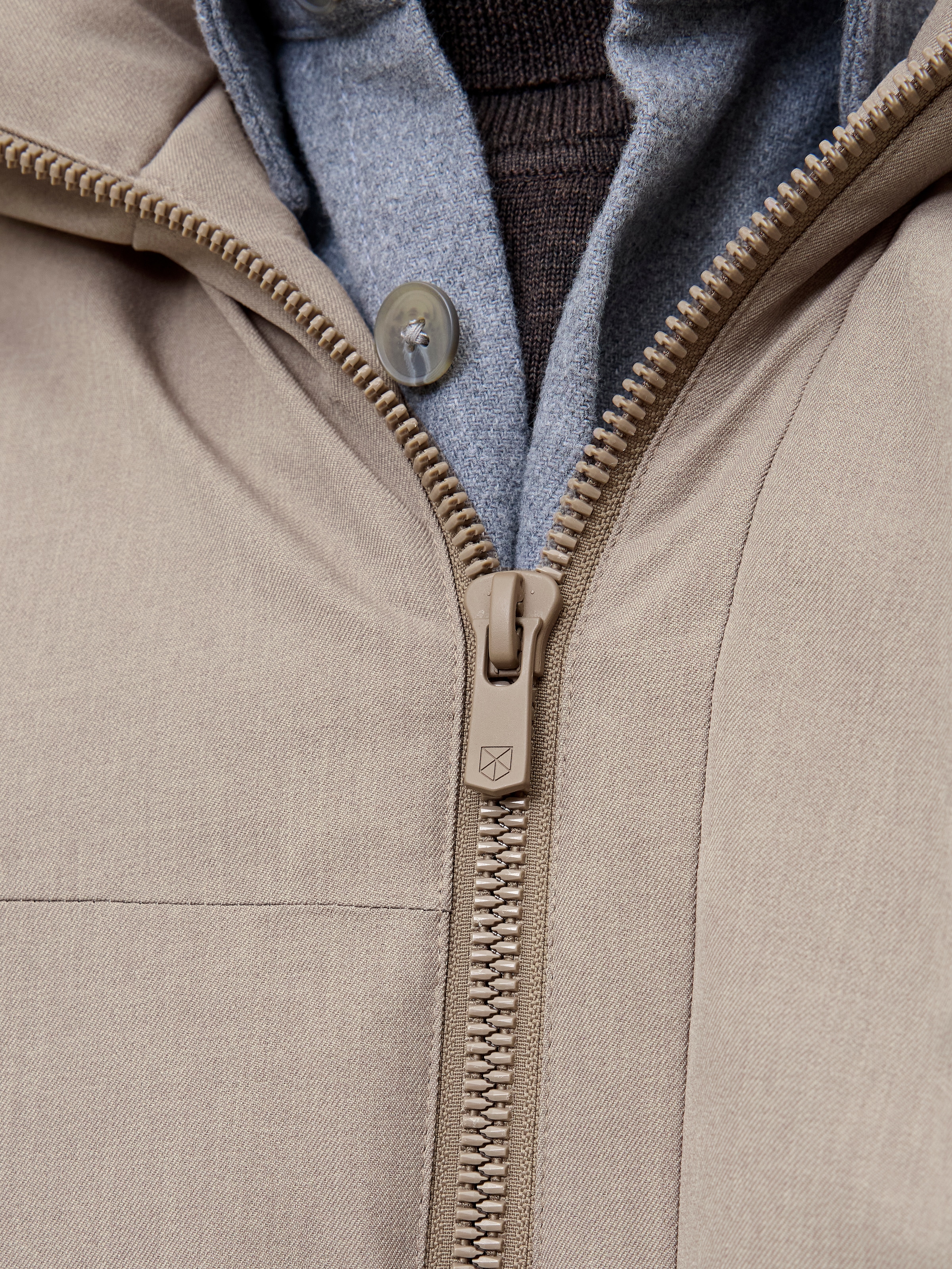 Jack & Jones Parka »JPRCCMOON MELANGE PARKA LN« mit Kapuze