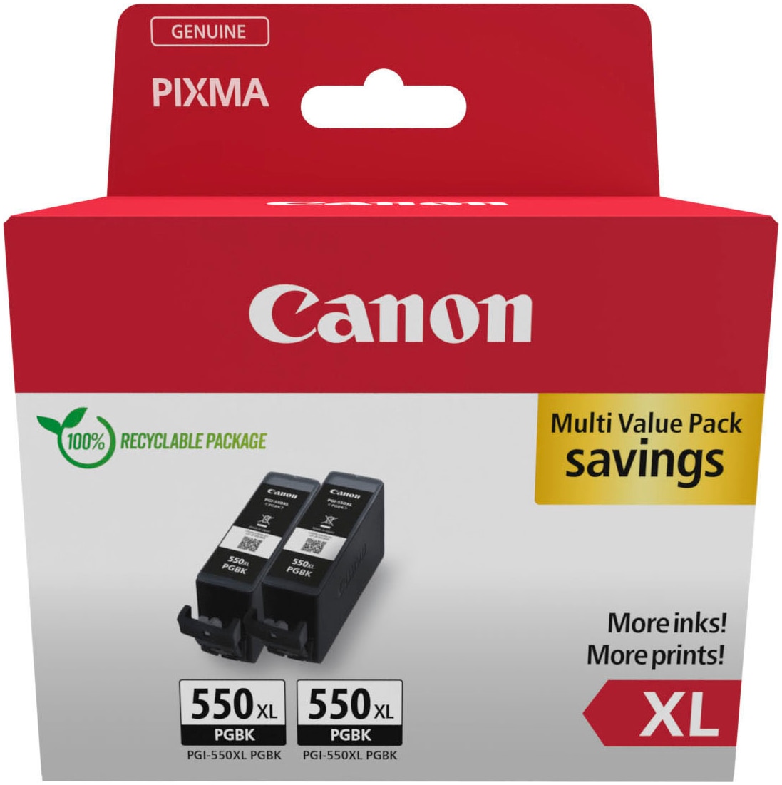 Canon Tintenpatrone »PGI-550XL (Doppelpack)«