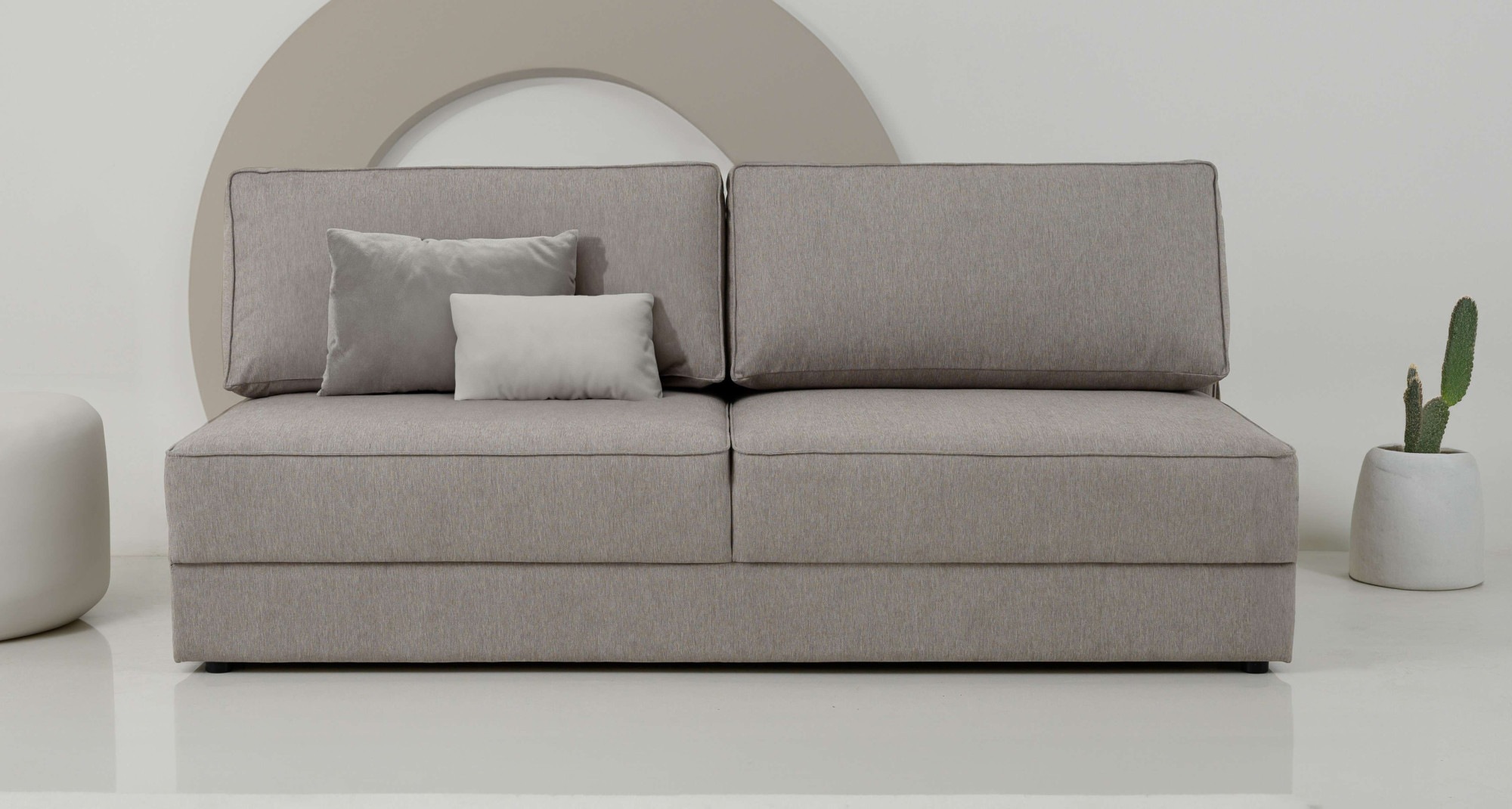 Image of GOODproduct Schlafsofa "Simonton 3-Sitzer, Breite 202 cm" Liegefläche 202x146 cm, inkl. Bettkasten, weicher Struktur-Stoff